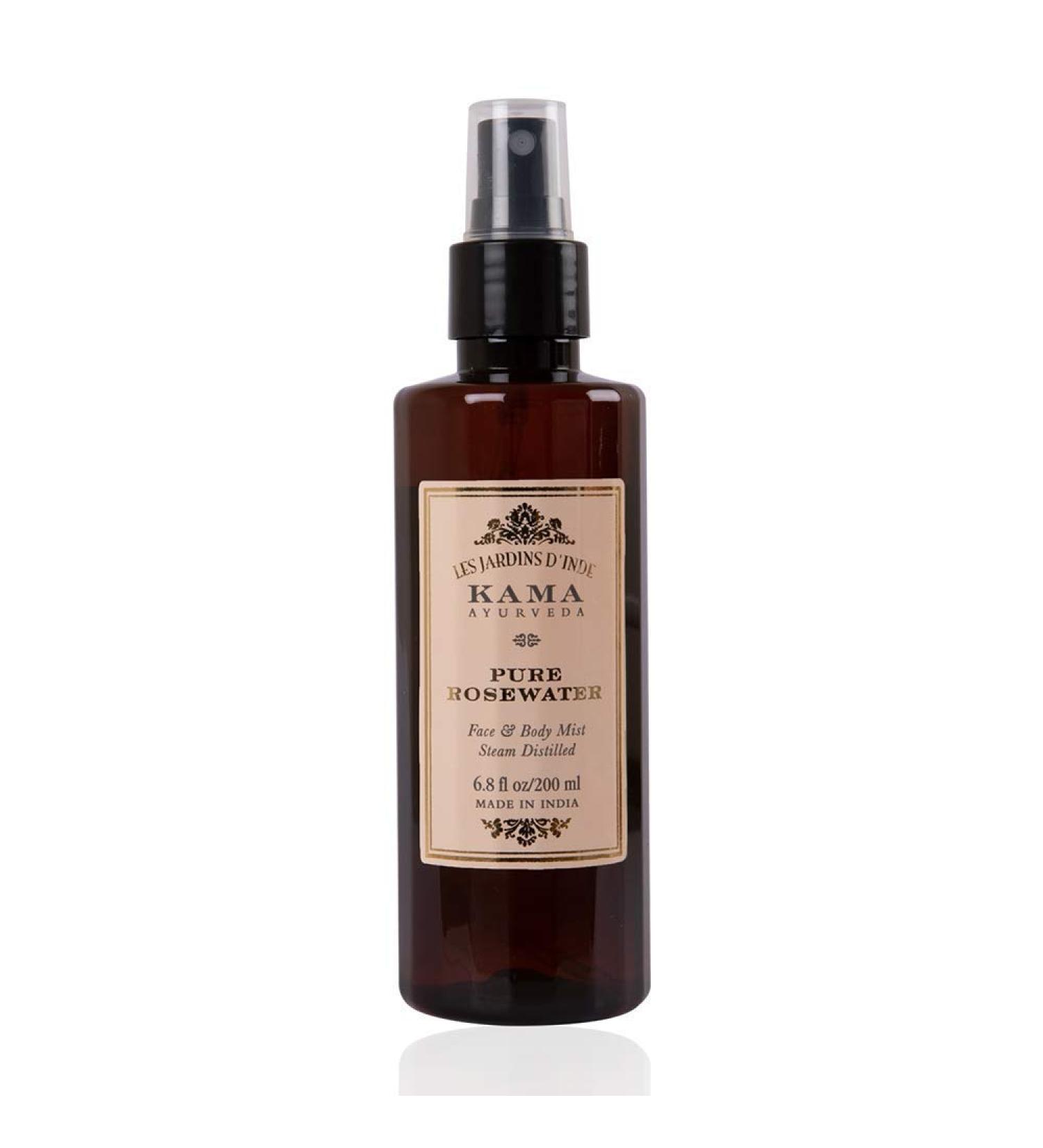 Kama Ayurveda Pure Rose Water 200ml - Authentic Ayurvedic Skin Hydration | Buy Online Internationally - Buy Online on SooperMarket.com