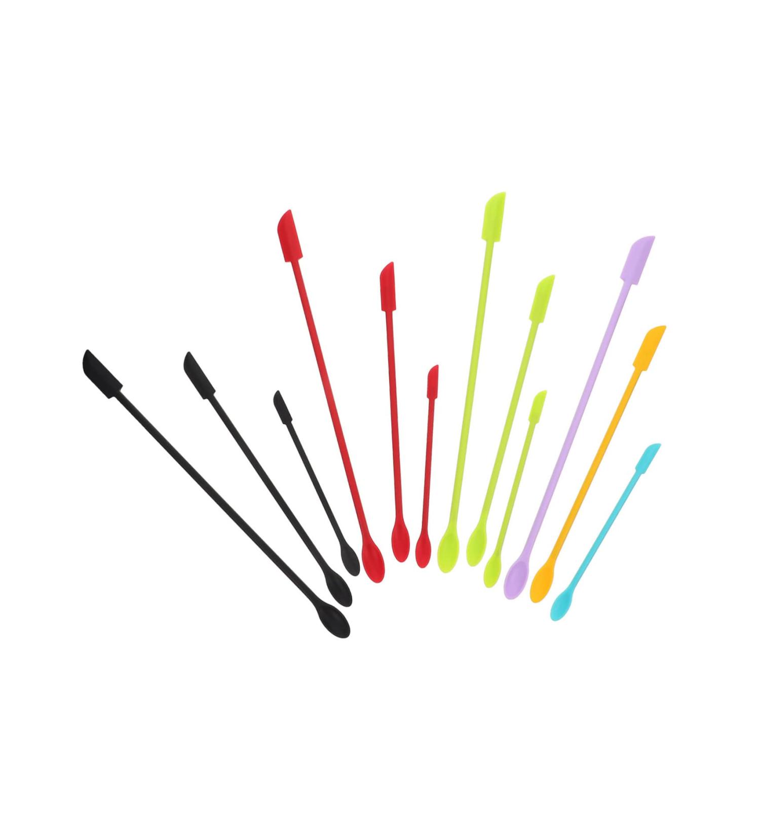 Plafope 12th Scraper for Cosmetic Bottles - Long Handle Silicone Spatula & Mini Scraper - Perfect Household Tool for Jam & Product Essentials - Buy Online on SooperMarket.com