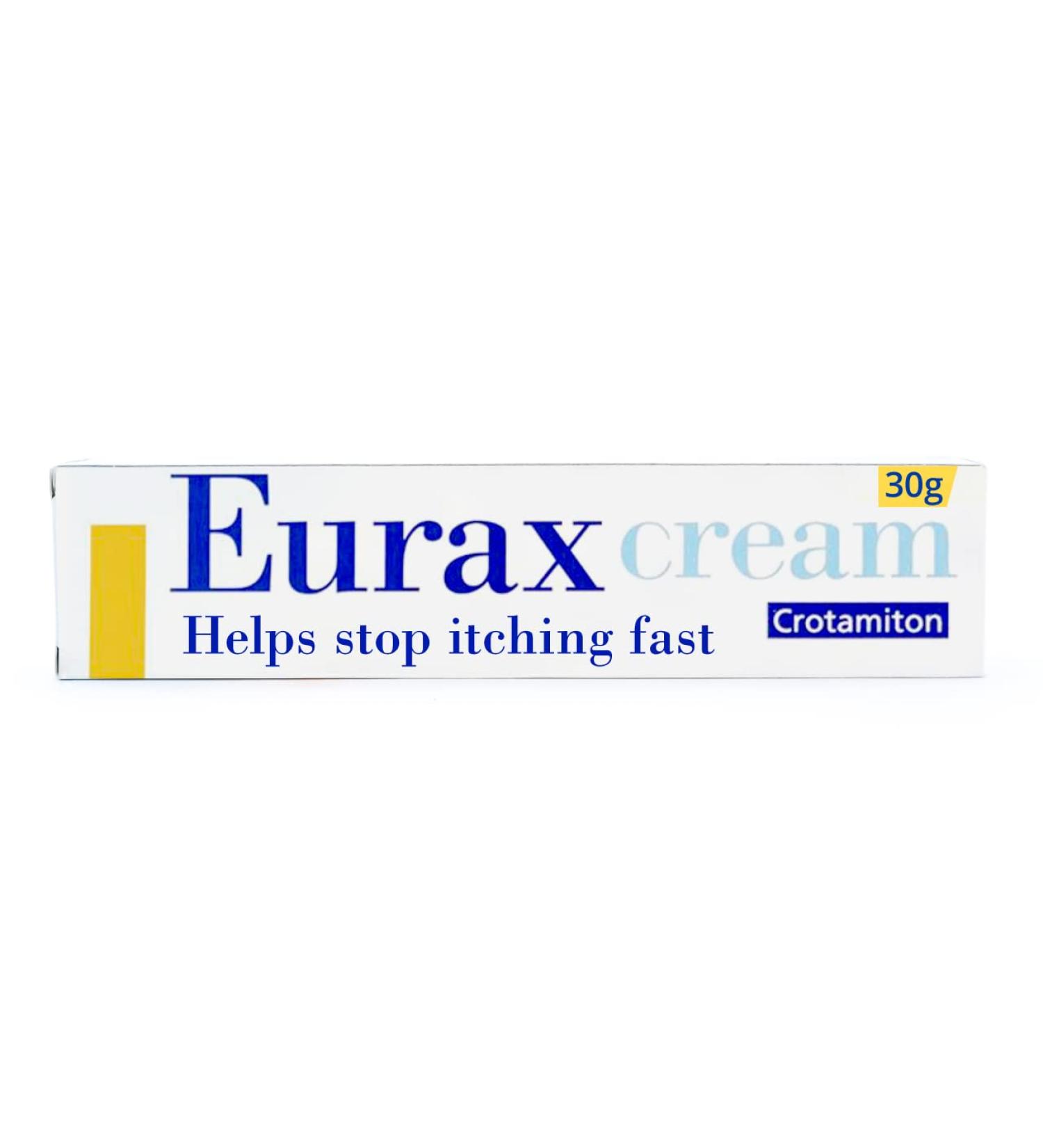 Eurax Itch Relief Cream 30g | Rapid & Long-lasting Relief for Itchy Dermatitis, Eczema, Allergic Rashes & More - Buy Online on SooperMarket.com