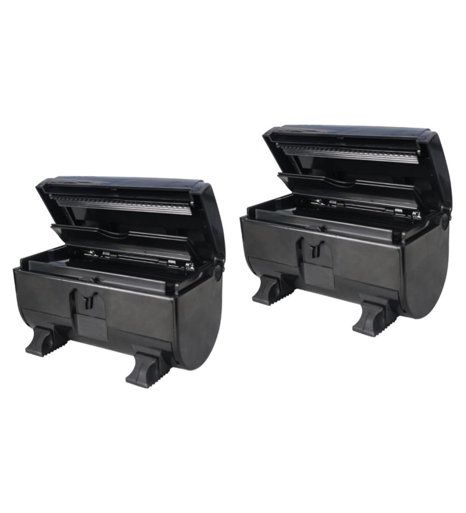 2 Pcs Tin Foil Dispenser Aluminium Foil Hairdressing Foil Cutting Machine Fold Foil Cutting Tool Automatic Care Product Abs Environmental Protection Material Blackx2pcs 17x9cmx2pcs - Buy Online on SooperMarket.com