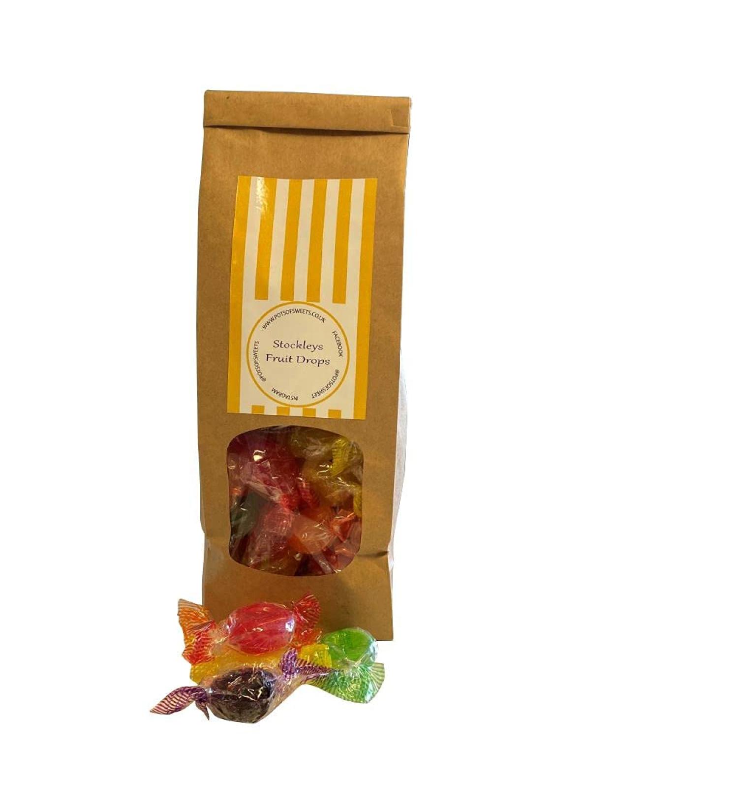 Personalized Customise With Your Own Message or Image 300g Bag of Hard Boiled Fruit Drop Sweet