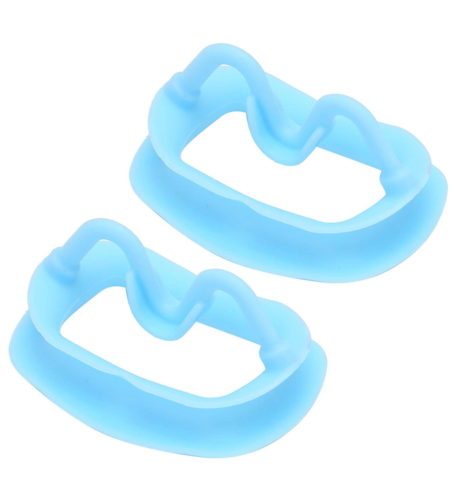 Silicone Cheek Retractors - 2 Piece Whitening Mouth Opener for Oral Inspection - Reusable & Portable Pink & Blue - Buy Online on SooperMarket.com
