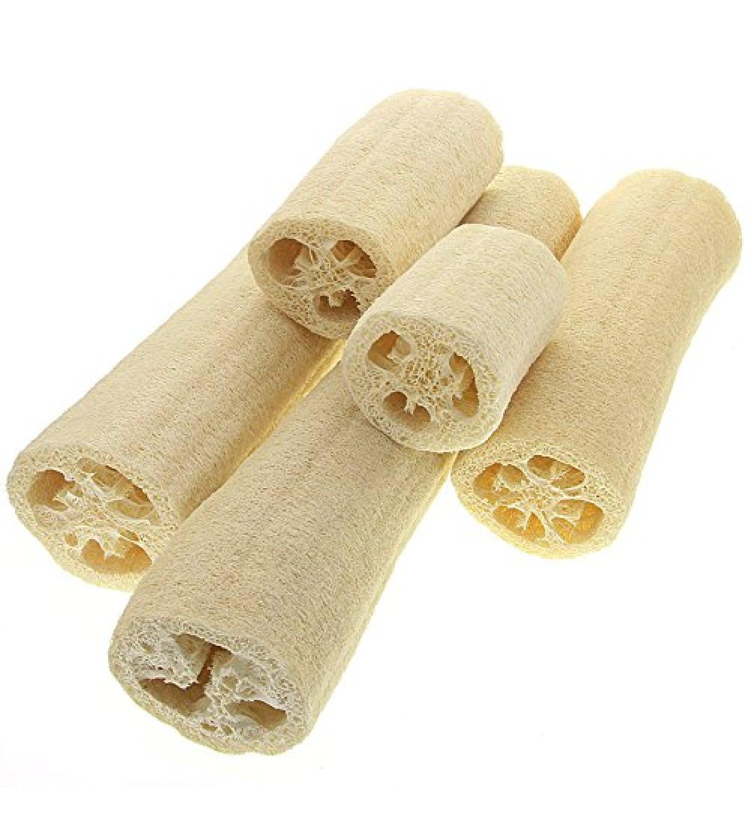 Buy Kosmetex Luffa Cucumber Sponge - Natural Fiber Bath & Shower Sponge 34 cm | Eco-Friendly Exfoliating Body Cleanser - International Shipping Available - Buy Online on SooperMarket.com