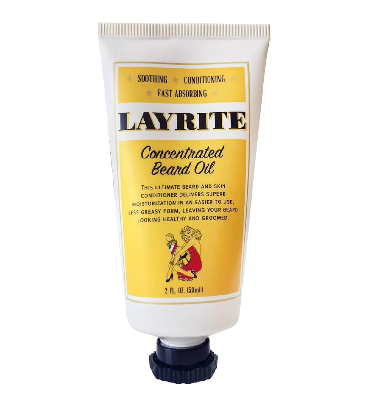 Layrite Concentrated Beard Oil - 2 Fl Oz | Premium Beard Care Essential - Buy Online on SooperMarket.com