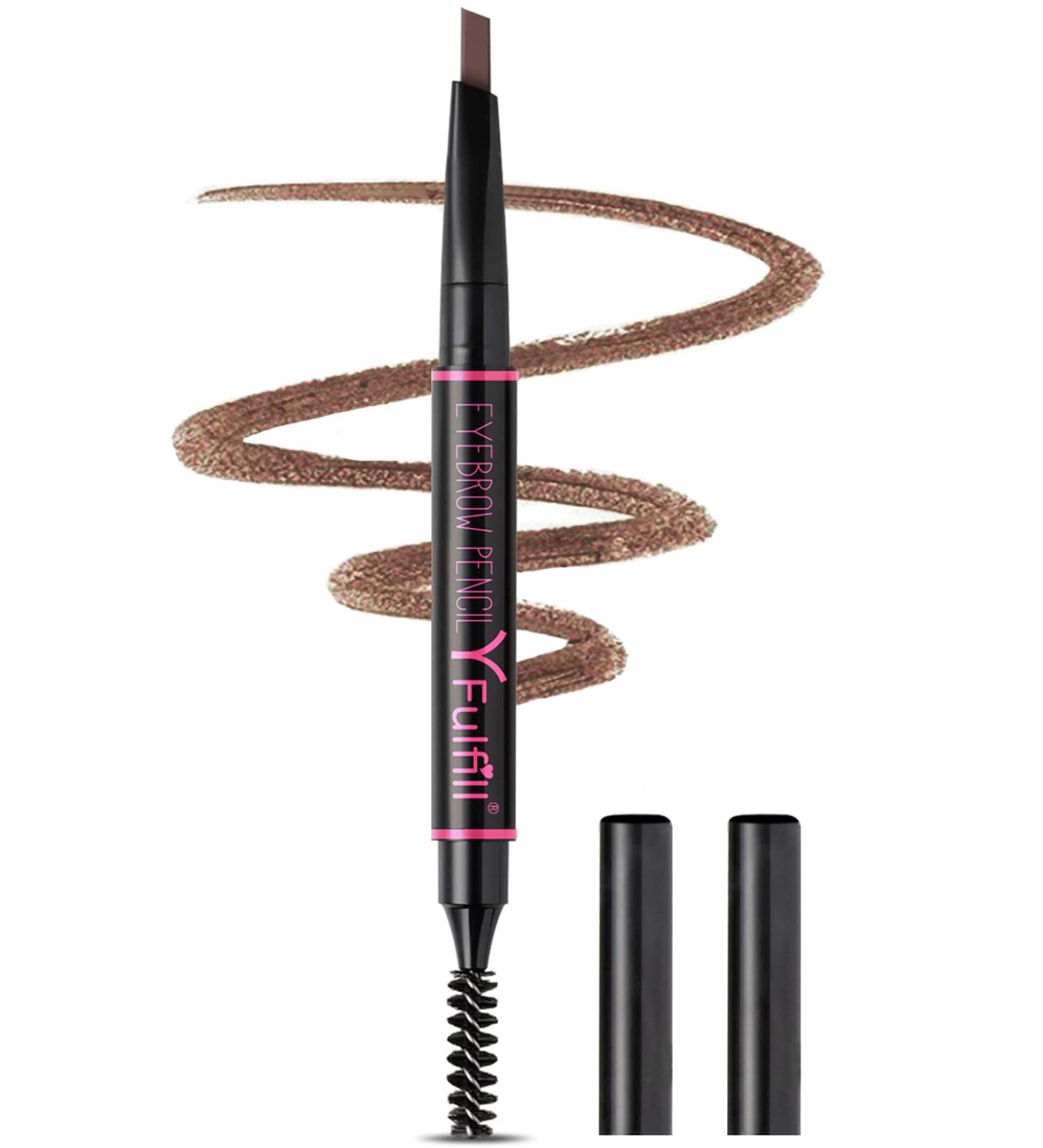 YFulfill Brown Eyebrow Pencil Waterproof Eye Brow Pencils for Women Brown Brown Eye Pencil Natural Brow Pencil Brown with Brush Brown Pencil Brown eyebrow pen Eye Brow Filler Brown - Buy Online on SooperMarket.com