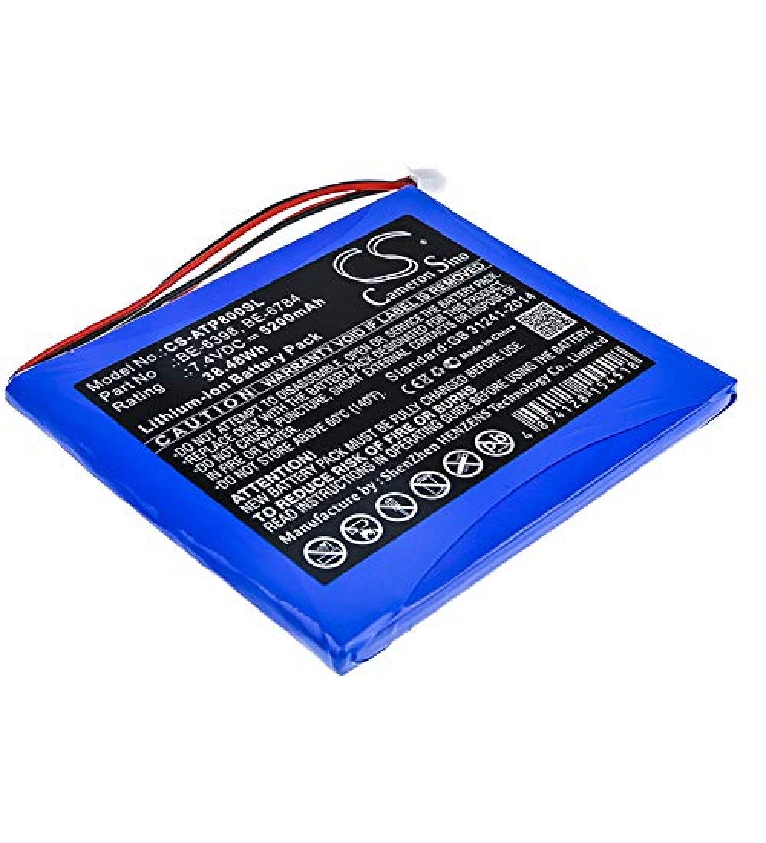 High-Performance 7.4V Replacement Battery for Aetep AT-800 AT-810 AT-830 | 5200mAh BE-6398 BE-6784 - International Shipping Available - Buy Online on SooperMarket.com