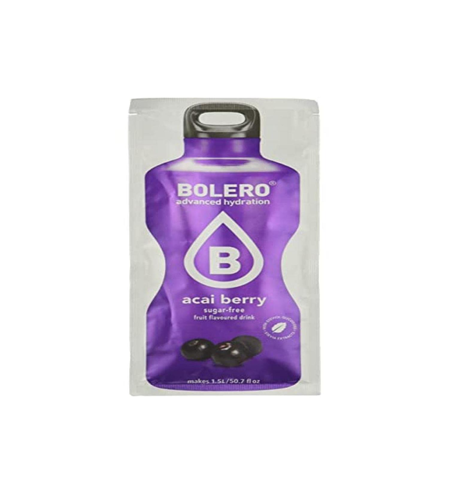 Bolero Instant Drink Flavor Acai Berries - Pack of 24 x 9 grams (216 gramos) Acai Berry 216 g (Pack of 1)
