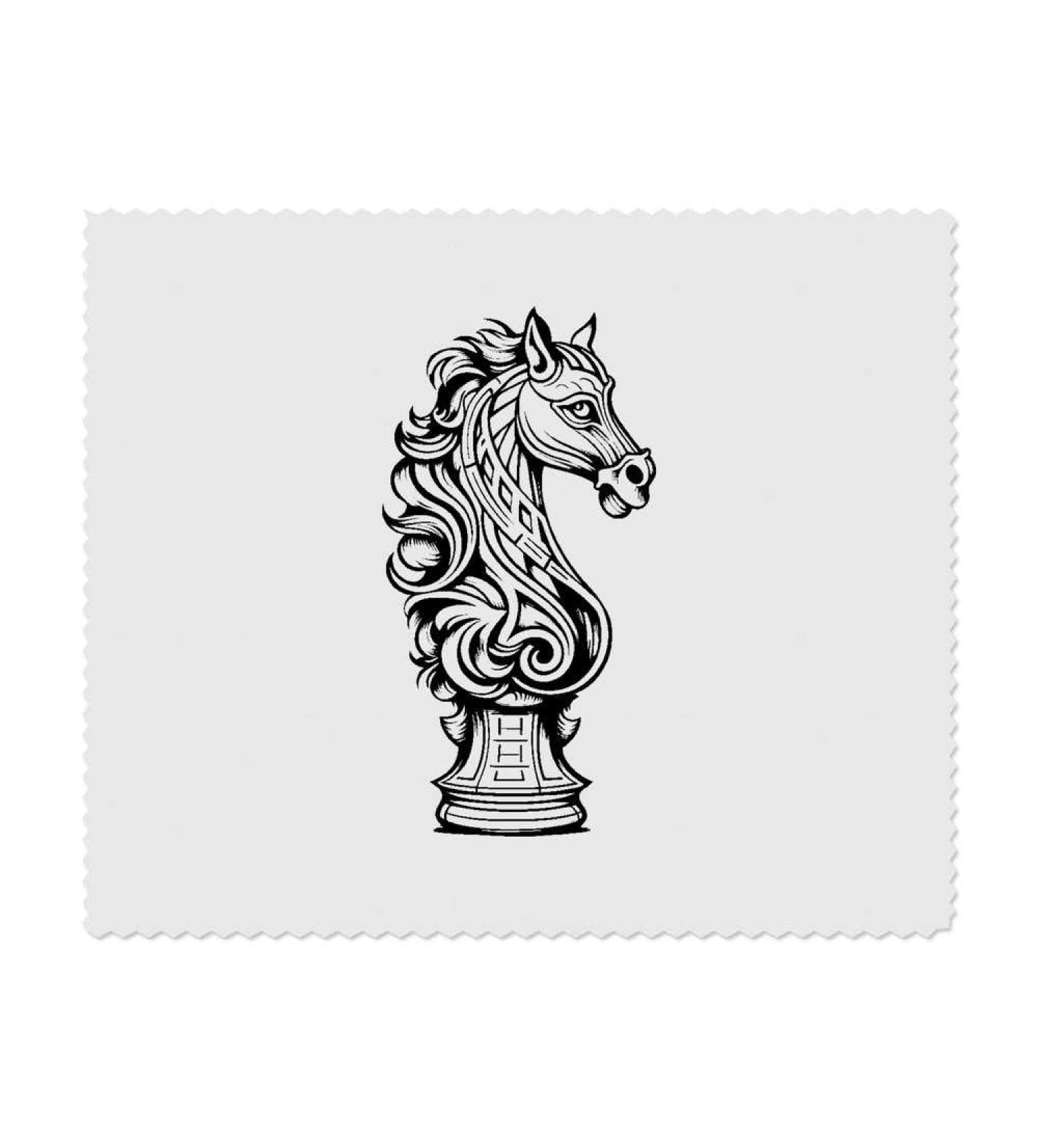 Knight Chess Piece Microfiber Lens Cleaning Cloths Ideal for Glasses & Screens | International Shipping Available - Buy Online on SooperMarket.com