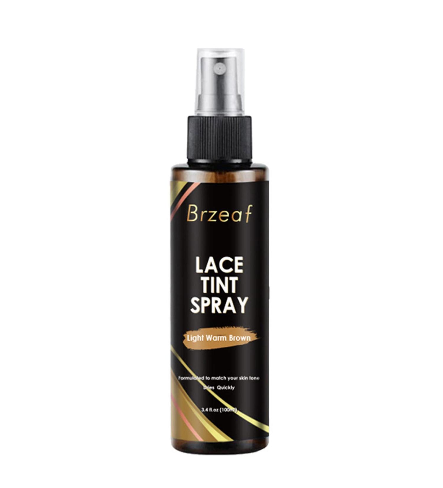 Lace Tint Spray for Closures Light Warm Brown - Perfect for DIY beauty and hairstylists Easy to Use Best for fair skin tones with yellow undertones 100ml - Buy Online on SooperMarket.com