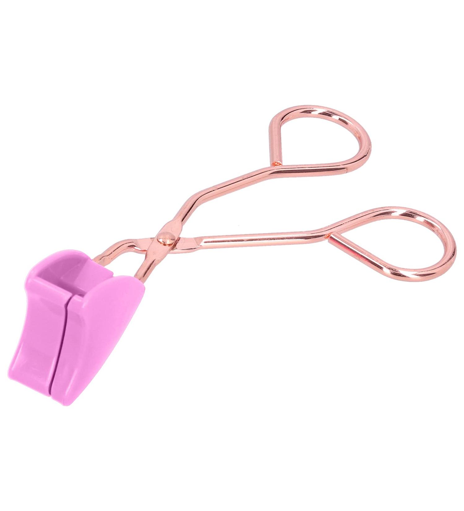 Magnetic False Eyelash Applicator Tool - Professional Stainless Steel Tweezers for Easy Application and Removal (Rose Gold/Purple) - Buy Online on SooperMarket.com