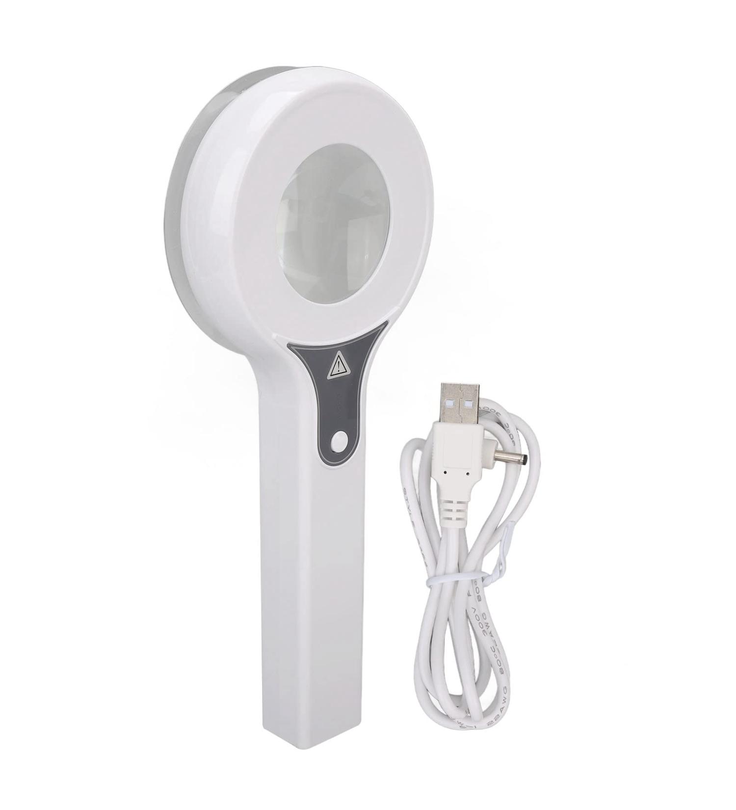 Woods Lamp Skin Analyzer - Portable Handheld UV Magnifying Machine for Accurate Skin Diagnosis - Buy Online on SooperMarket.com