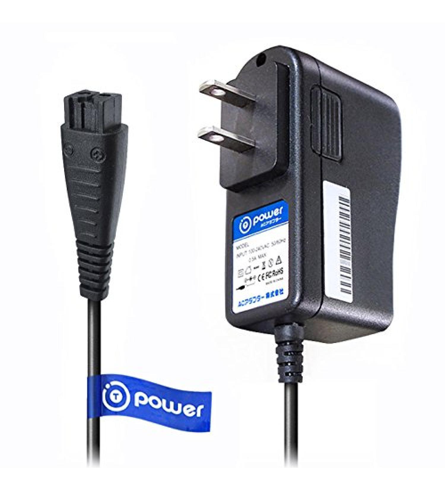 T-Power Ac Adapter 5V Charger for Panasonic Pro-curve Wet/Dry Shaver Electric Blade Razor SRT31Q ES-RT31-Q ESRT33 ESRT51 ESRT51S ES-RT51-S ESRT53 ESRT81 ES-RT81 ES-WD22 ES-WD24 ES-WD51 ES-WD52 ES-WD54 ES-WD63 Replacement Switching Power Supply Cord Charge