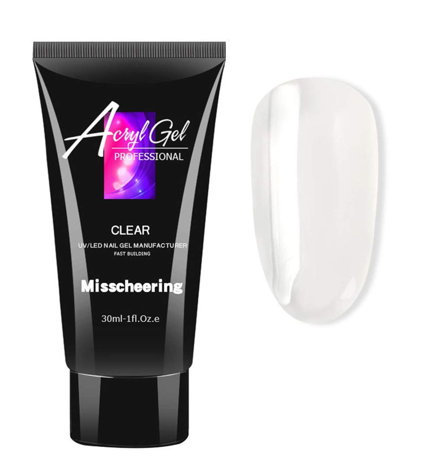 iSpchen Poly Gel Nail Extension - Fast UV Builder Gel for DIY Nail Art | 30ml Manicure Tools - International Shipping Available - Buy Online on SooperMarket.com