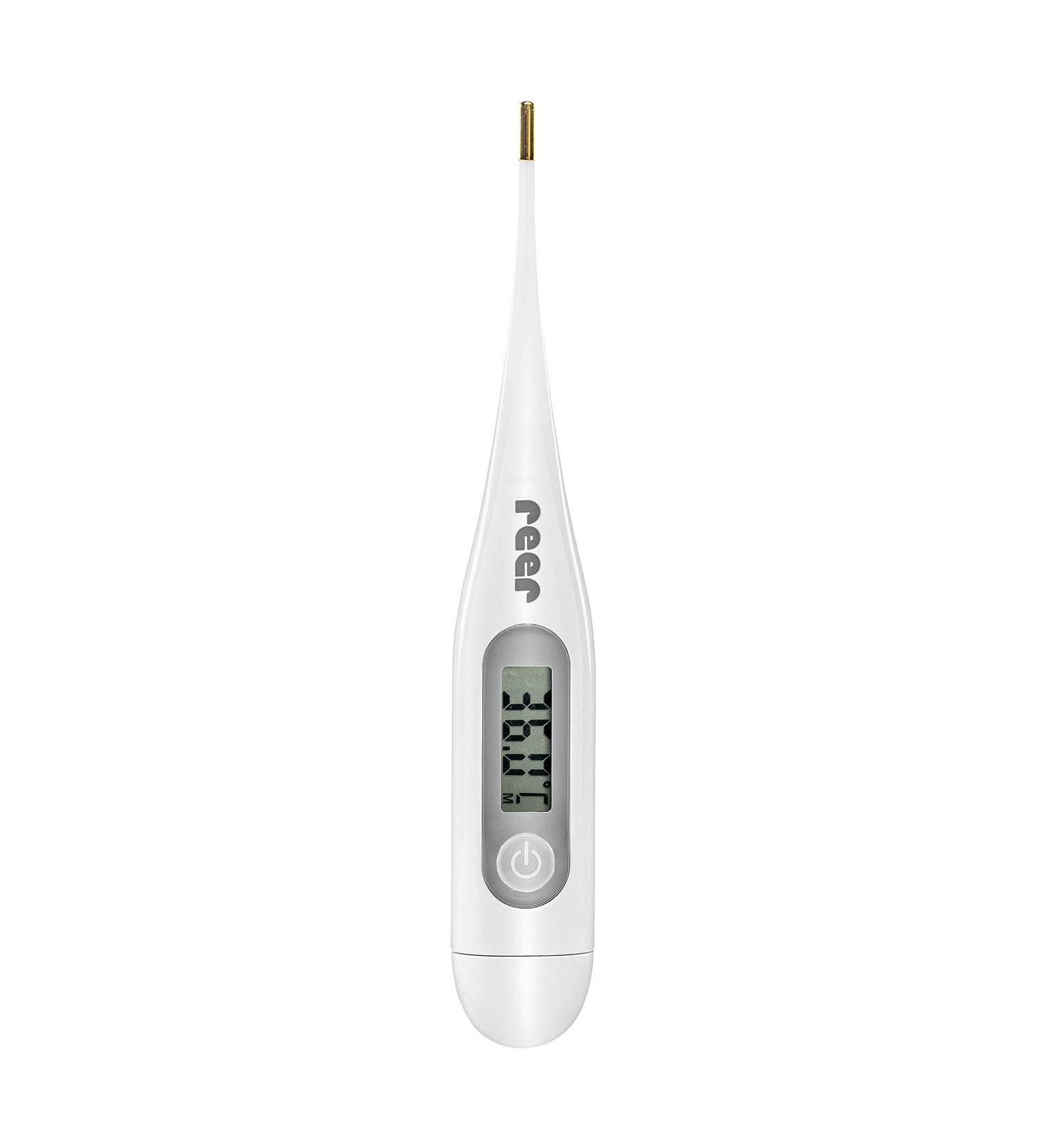 Reer ClassicTemp Digital Fever Thermometer - Fast 20s Measurement Gold-Plated Tip Family Use | International Shipping Available - Buy Online on SooperMarket.com