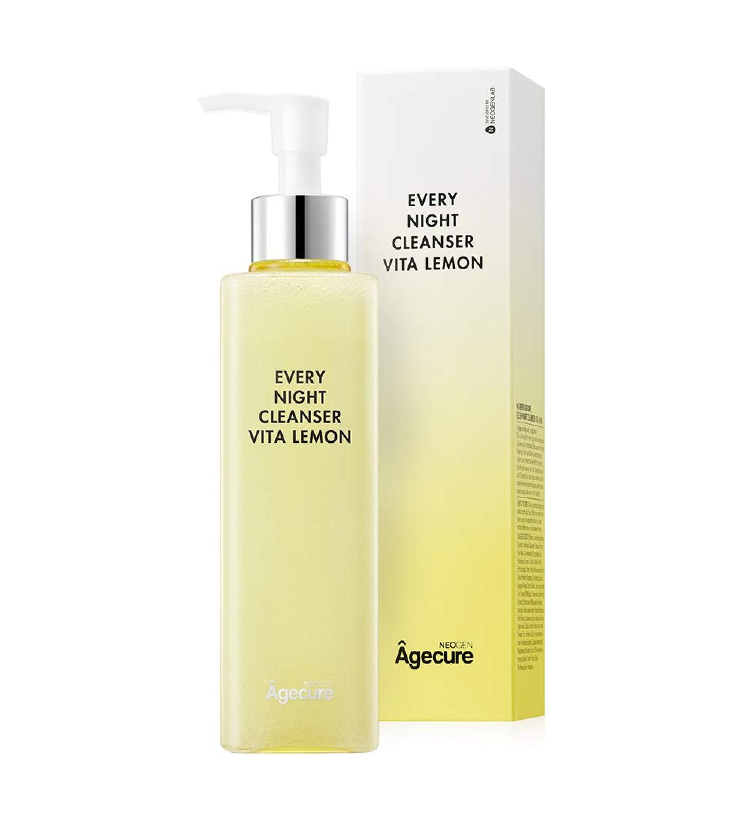 NEOGEN AGECURE Every Night Cleanser | Vita Lemon 8.11 oz | Best International Shipping - Buy Online on SooperMarket.com