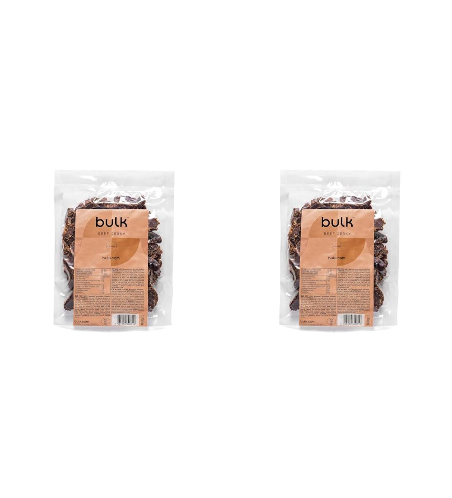 Bulk High Protein Beef Jerky Original 100 g Packaging May Vary (Pack of 2) Original 100 g (Pack of 2) - Buy Online on SooperMarket.com