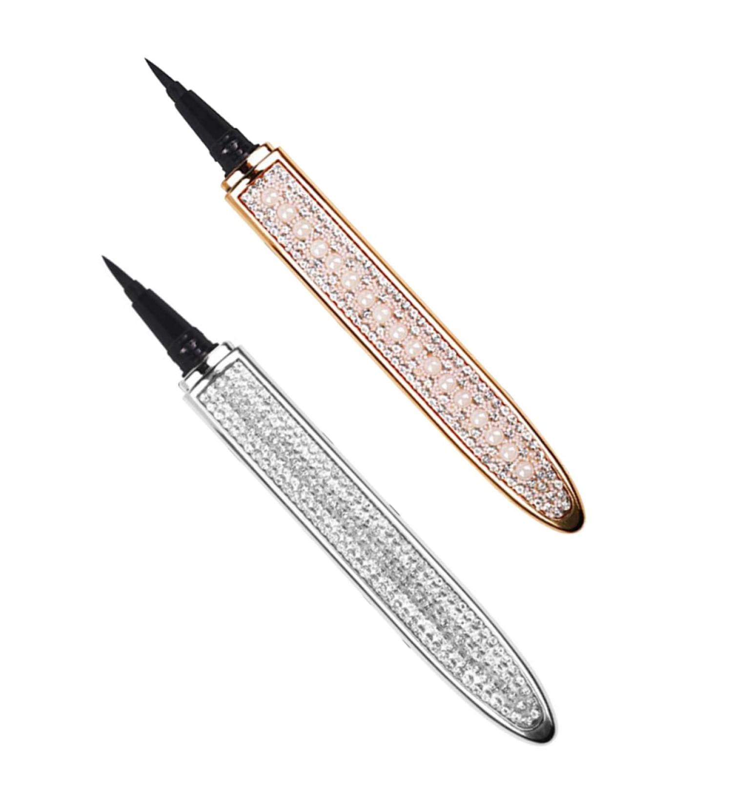 Gogogmee 2pcs Diamond Eyeliner Elf Eyeliner Liquid Eye Liner Makeup Accessories Retouching Pen Eyes 1 count (Pack of 1) Assorted Color - Buy Online on SooperMarket.com