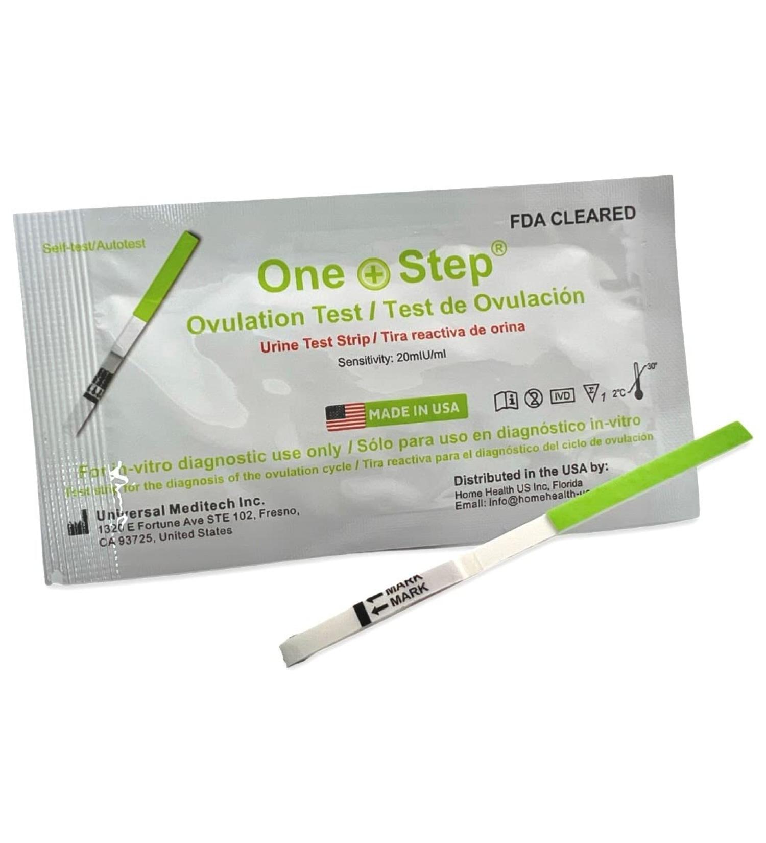 50 Ovulation Test Strips - LH Fertility Predictor Kits for Women | Track Ovulation - Accurate Results | Made in USA - Buy Online on SooperMarket.com