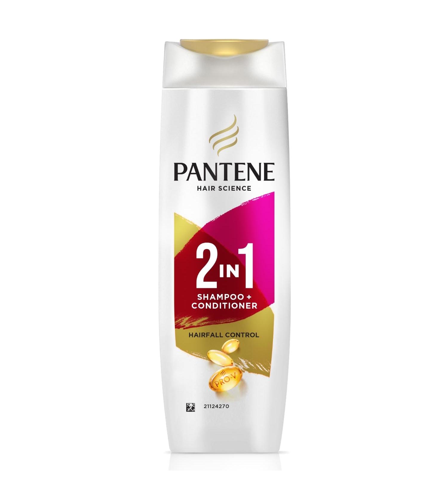 Buy Pantene 2 in 1 Anti Hair Fall Shampoo + Conditioner - 340 ml | Best International Shipping - Buy Online on SooperMarket.com