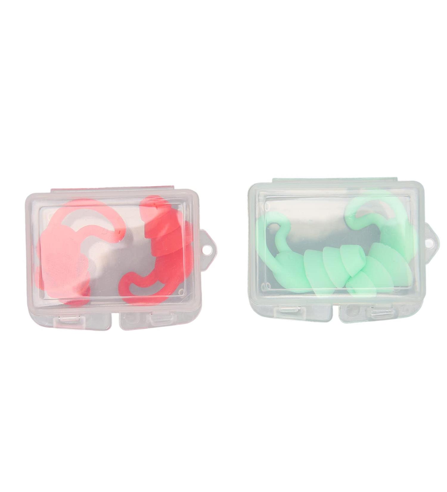 Sleeping Ear Tips Waterproof Washable 2 Pair Silicone Noise Reduction Earplugs Sound Insulation for Home Travel - Buy Online on SooperMarket.com