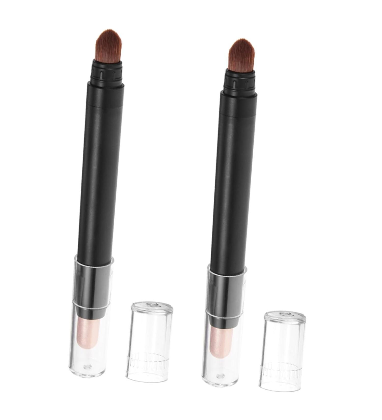HAPINARY 2pcs Eyeshadow Makeup Eye Makeup Brush Make up Brushes Eyeshadow Makeup Eyeshadow Brushes Abs Black - Buy Online on SooperMarket.com