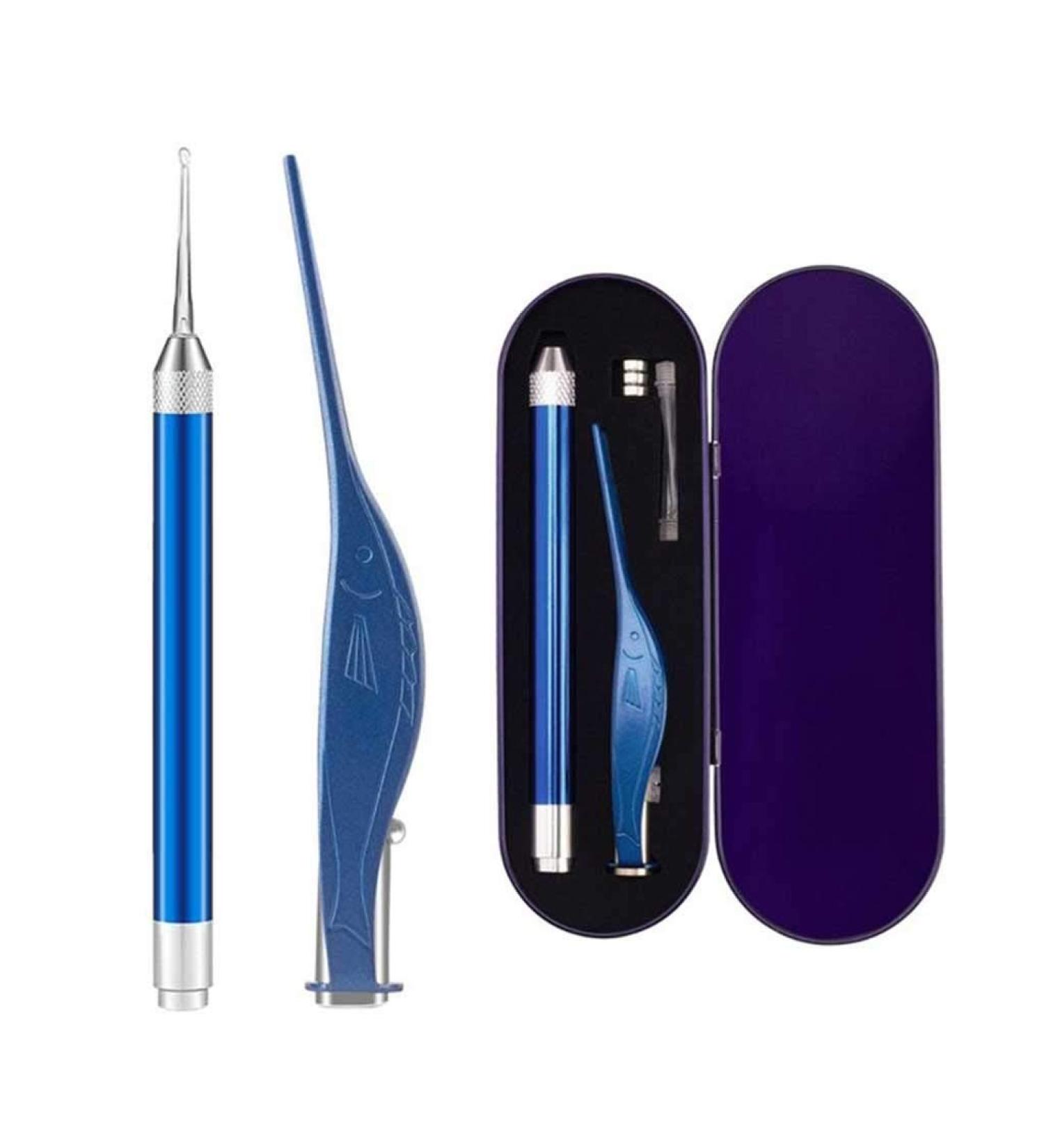 Zhong Ear Pick Set Luminous Ear Spoon Tweezers Ear Wax Removal Tool LED Light Earpick Storage Box Children Baby Ear Cleaning Care Kit (Color : 02) - Buy Online on SooperMarket.com
