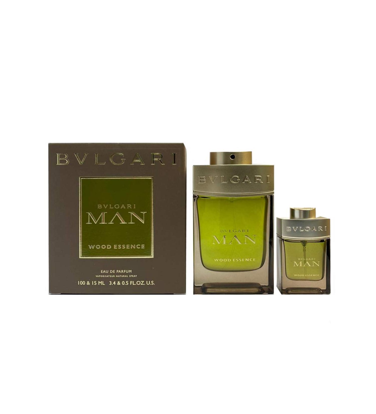 BVLGARI Man Wood Essence Eau de Perfume 2 pcs Set 3.9 Fl Oz (Pack of 1) - Buy Online on SooperMarket.com