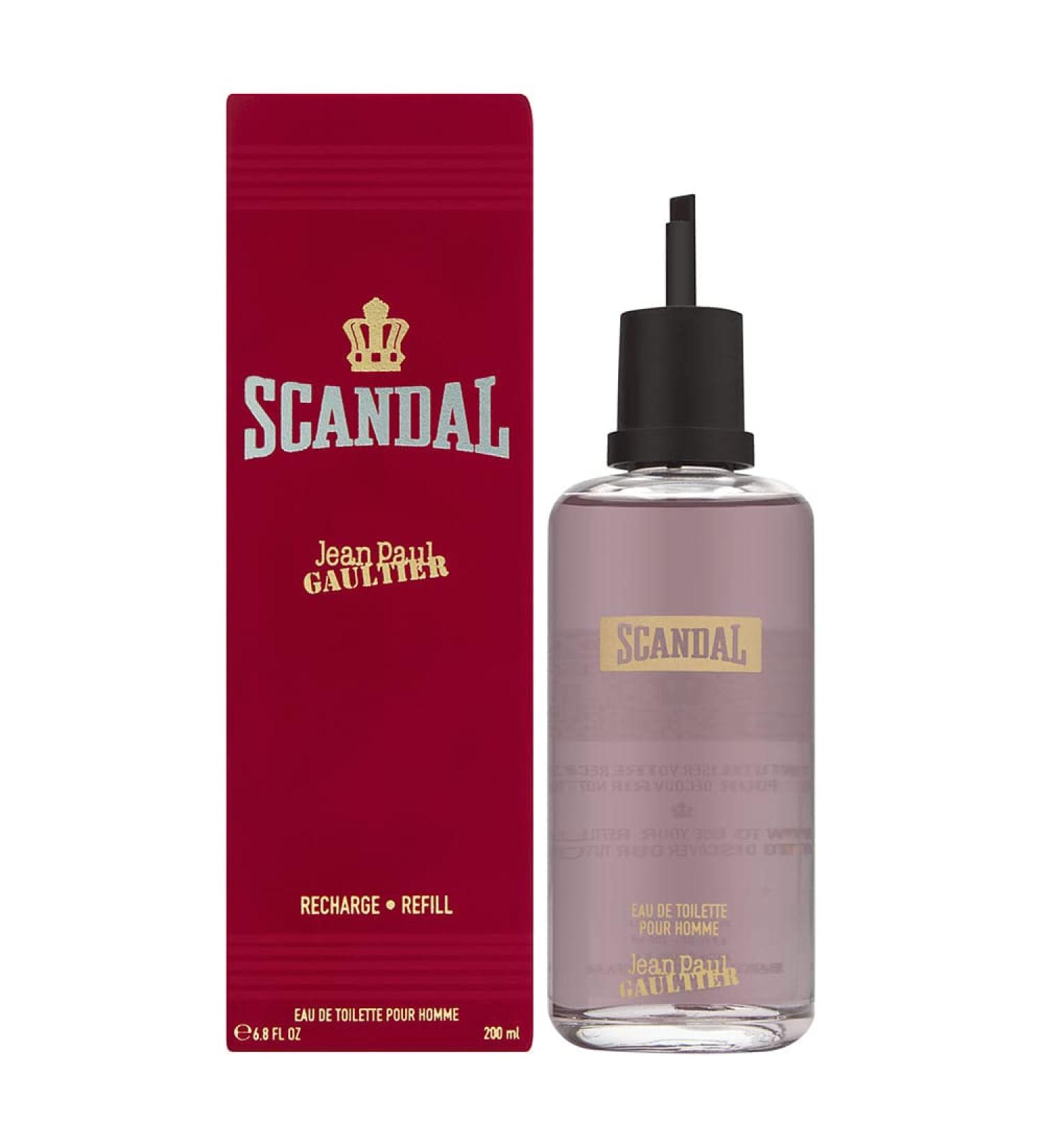 Scandal by Jean Paul Gualtier for Men 6.8 oz Eau de Toilette Recharge Refill