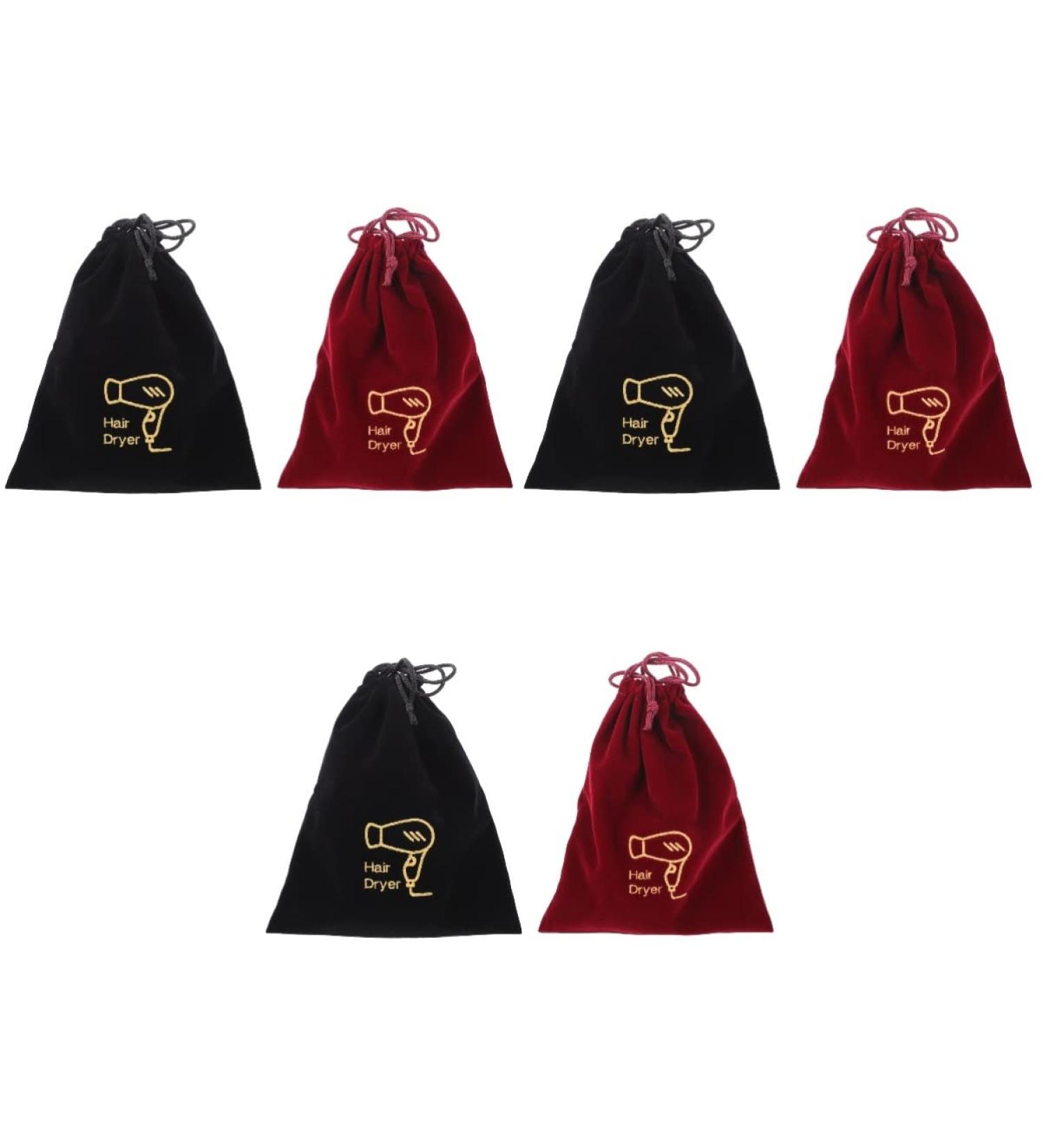 KALLORY 6 Pcs Storage Bag Makeup Travel Bag Canvas Drawstring Bag Storage Organizer Hair Dryer Travel Rack - Buy Online on SooperMarket.com