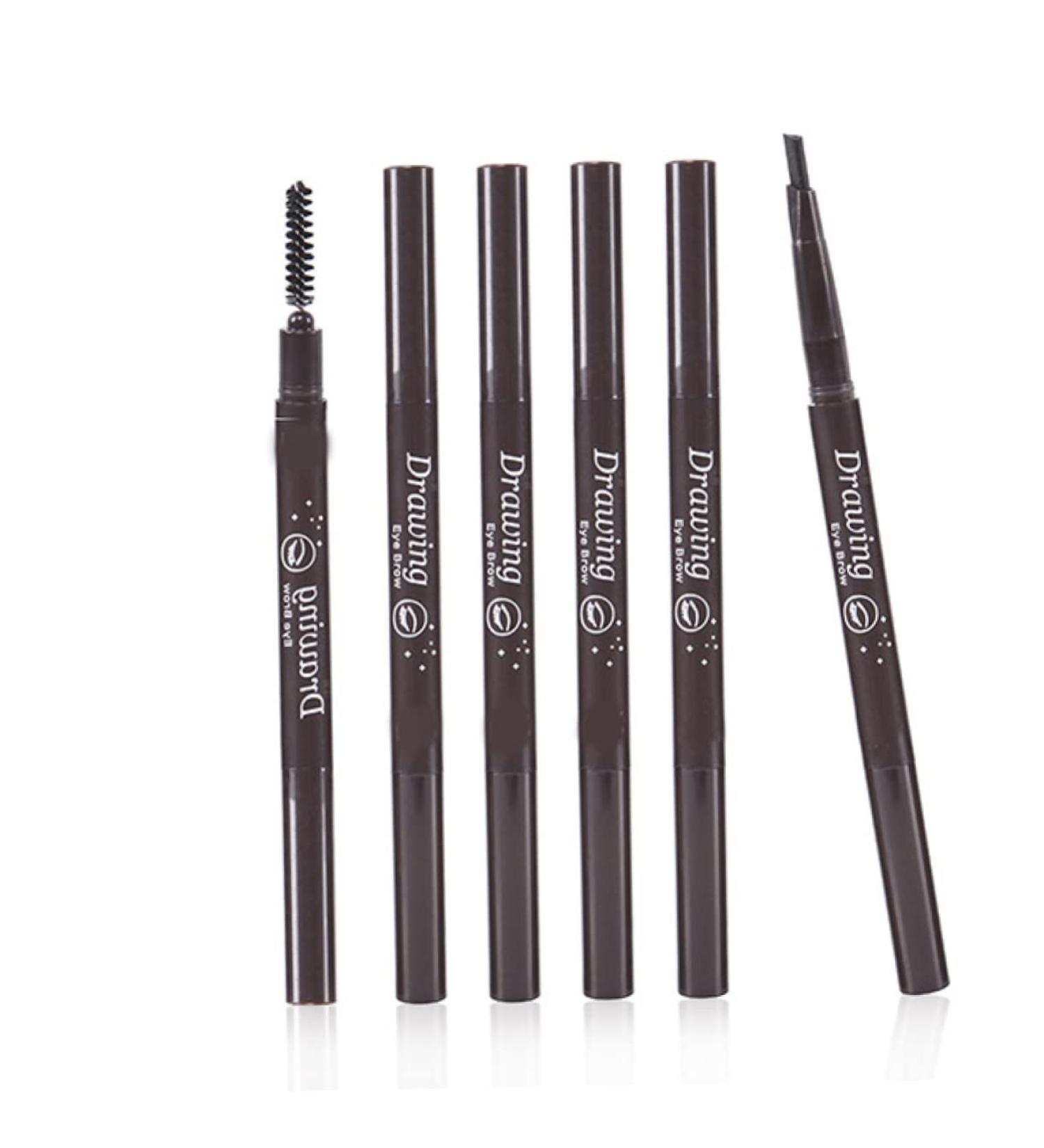 WOFASHPURET 2 1 Waterproof Brow Pencil Eyebrow Makeup Eyebrow Pencil Waterproof Blush To Rotate Automatic - Buy Online on SooperMarket.com