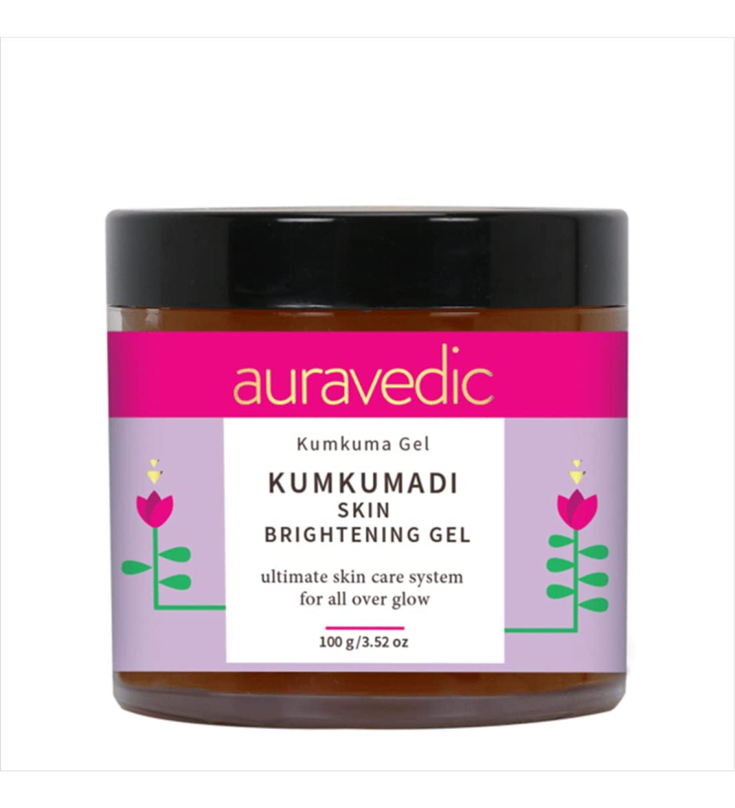 Kumkumadi Gel - Saffron Infused Moisturizer for Dull Skin | Hydrating & Illuminating Face Cream for All Skin Types | 3.53 Oz/100g - Buy Online on SooperMarket.com