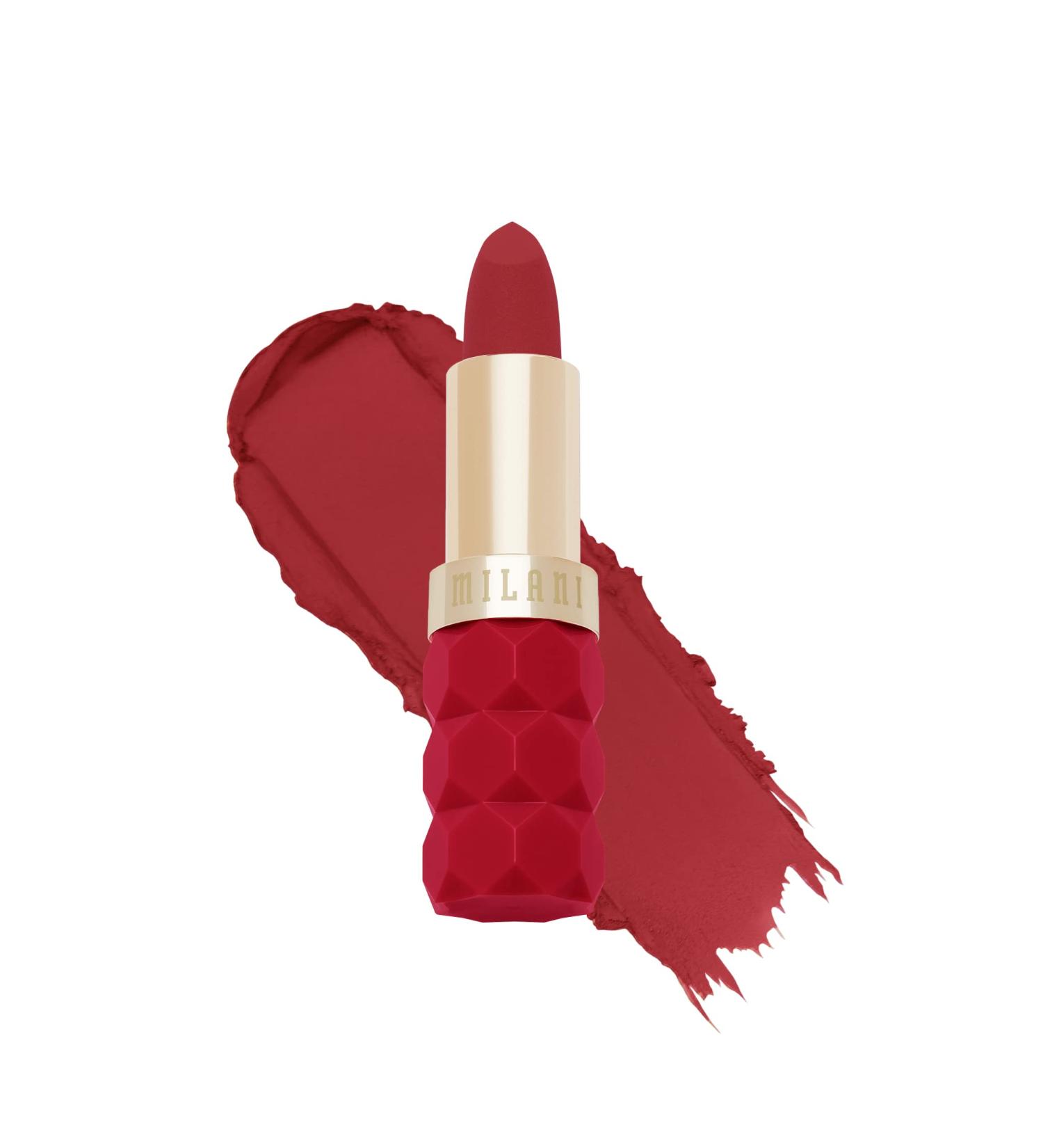 Milani Color Fetish Matte Lipstick in Poppy - Long-Lasting Formula for Bold and Beautiful Lips - Buy Online on SooperMarket.com