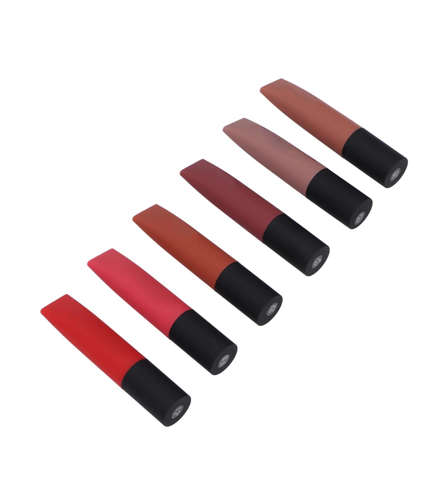 6-Piece Matte Lip Color Set - Safe Harmless Lip Glaze Collection for Effortless Color - Perfect E-commerce Choice - Buy Online on SooperMarket.com