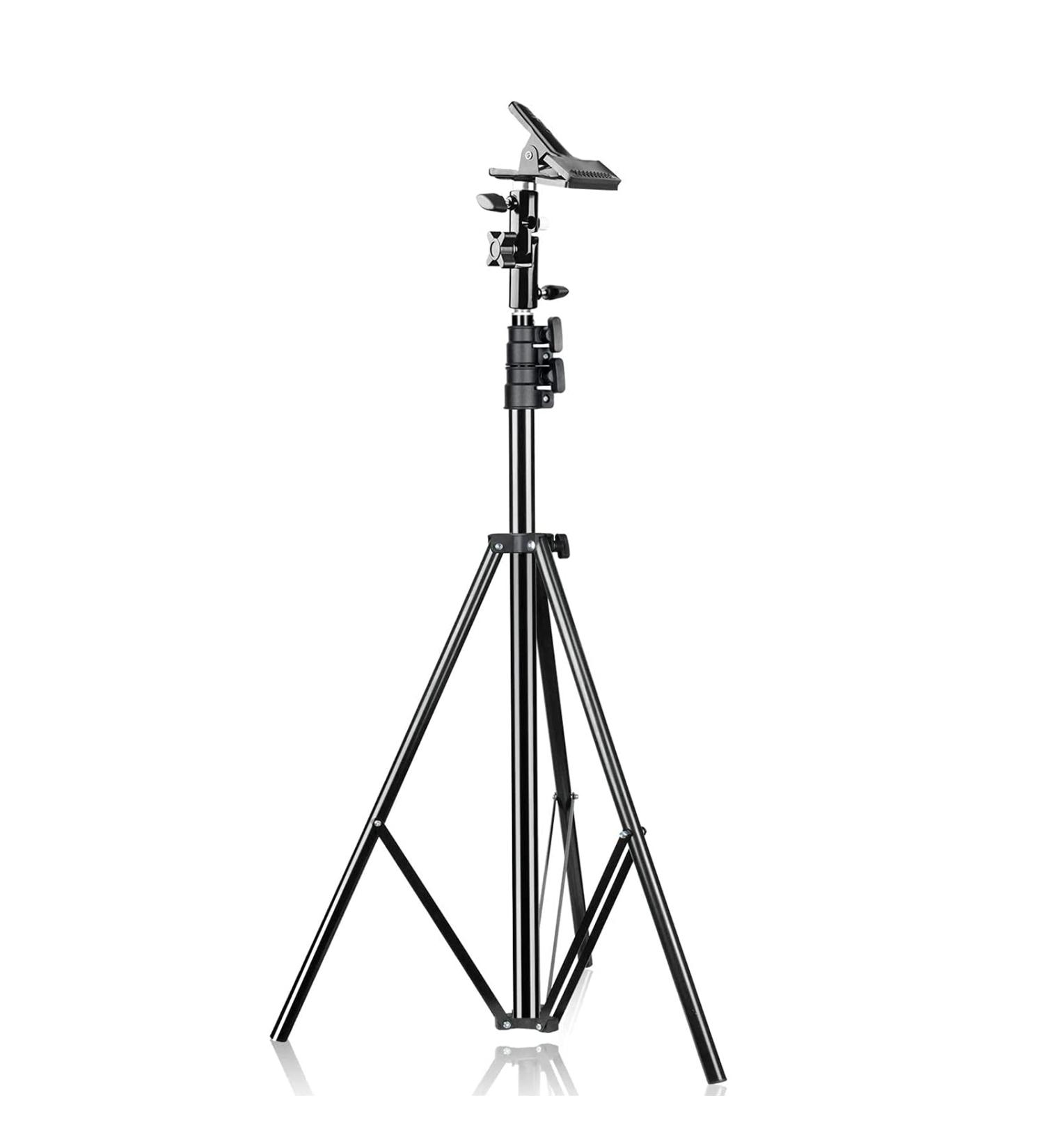 EMART 8.5FT Light Stand Kit with 5/8 Reflector Holder - Heavy Duty Metal Clamp, Umbrella Hole, Photography Studio Equipment - Buy Online on SooperMarket.com