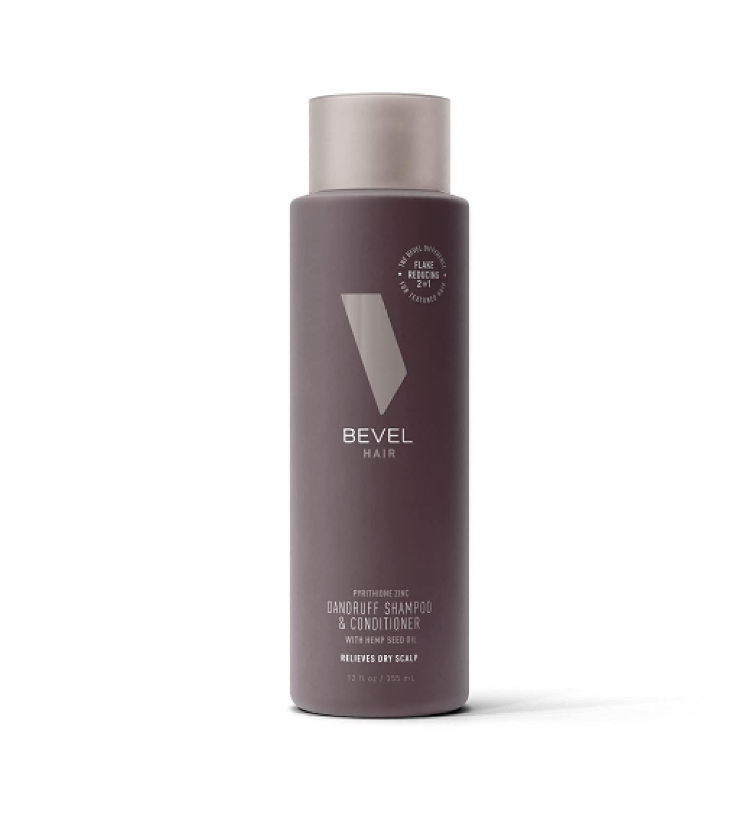 Bevel 2-in-1 Anti Dandruff Shampoo and Conditioner with Hemp Seed & Pyrithione Zinc 12 oz - 2n1 Shampoo & Conditioner - Buy Online on SooperMarket.com