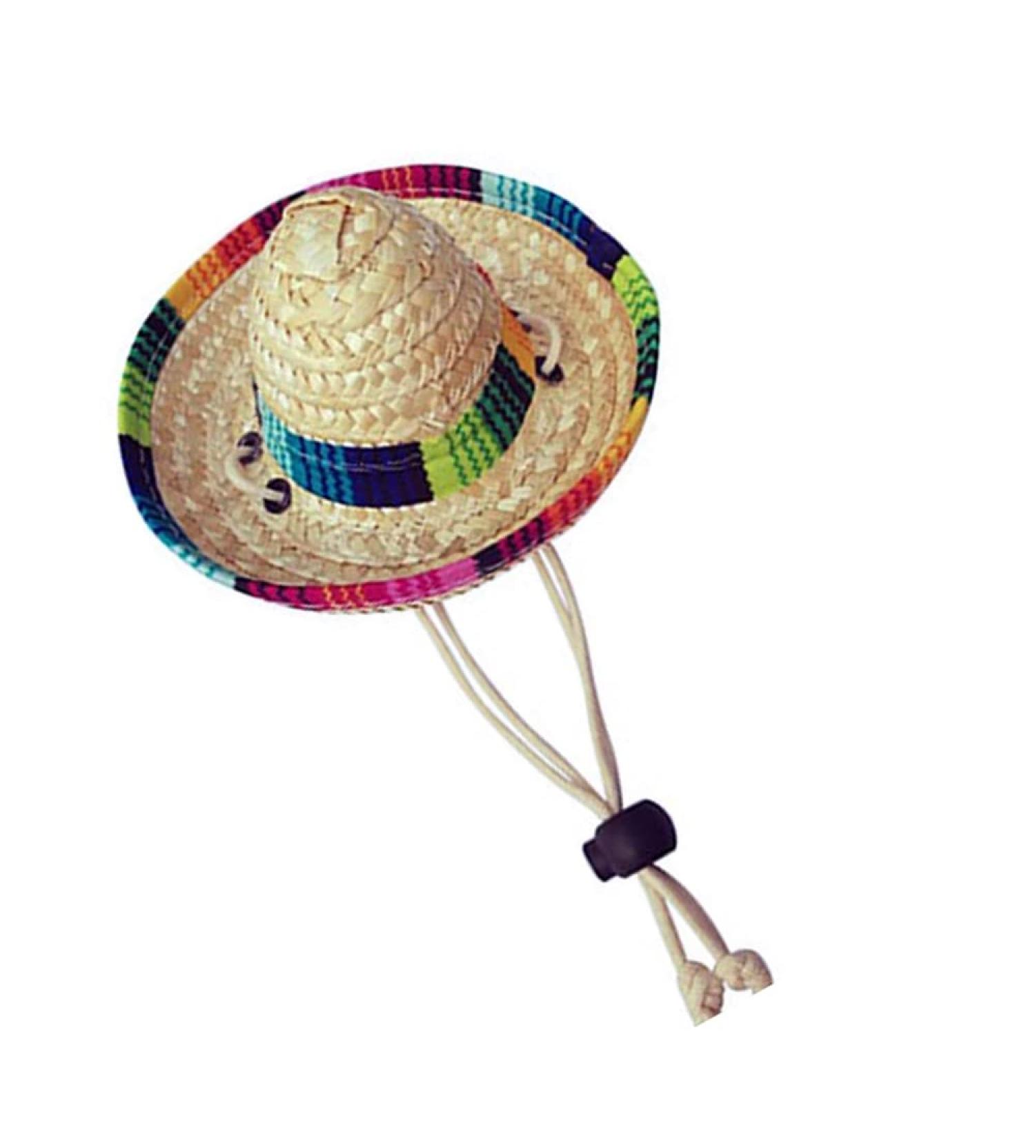 1 PCS Pet Straw Hat Funny Mini Mexican Hats Mexican Sombrero Cap Dog Sombrero Hat for Fiesta Carnival Mexican Theme Party Decorations Dogs Cats Party Favors - Buy Online on SooperMarket.com