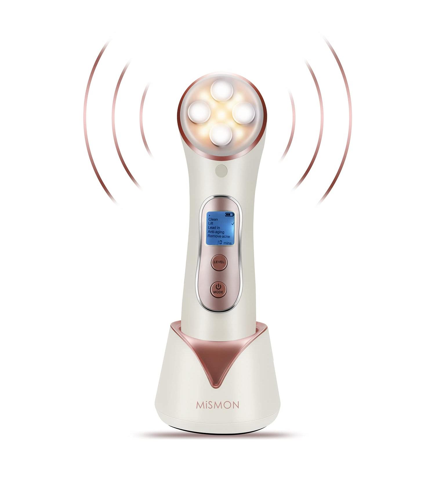 5 in 1 High Frequency Facial Machine | Rechargeable Microcurrent Wand for Facial Massage - Buy Online on SooperMarket.com