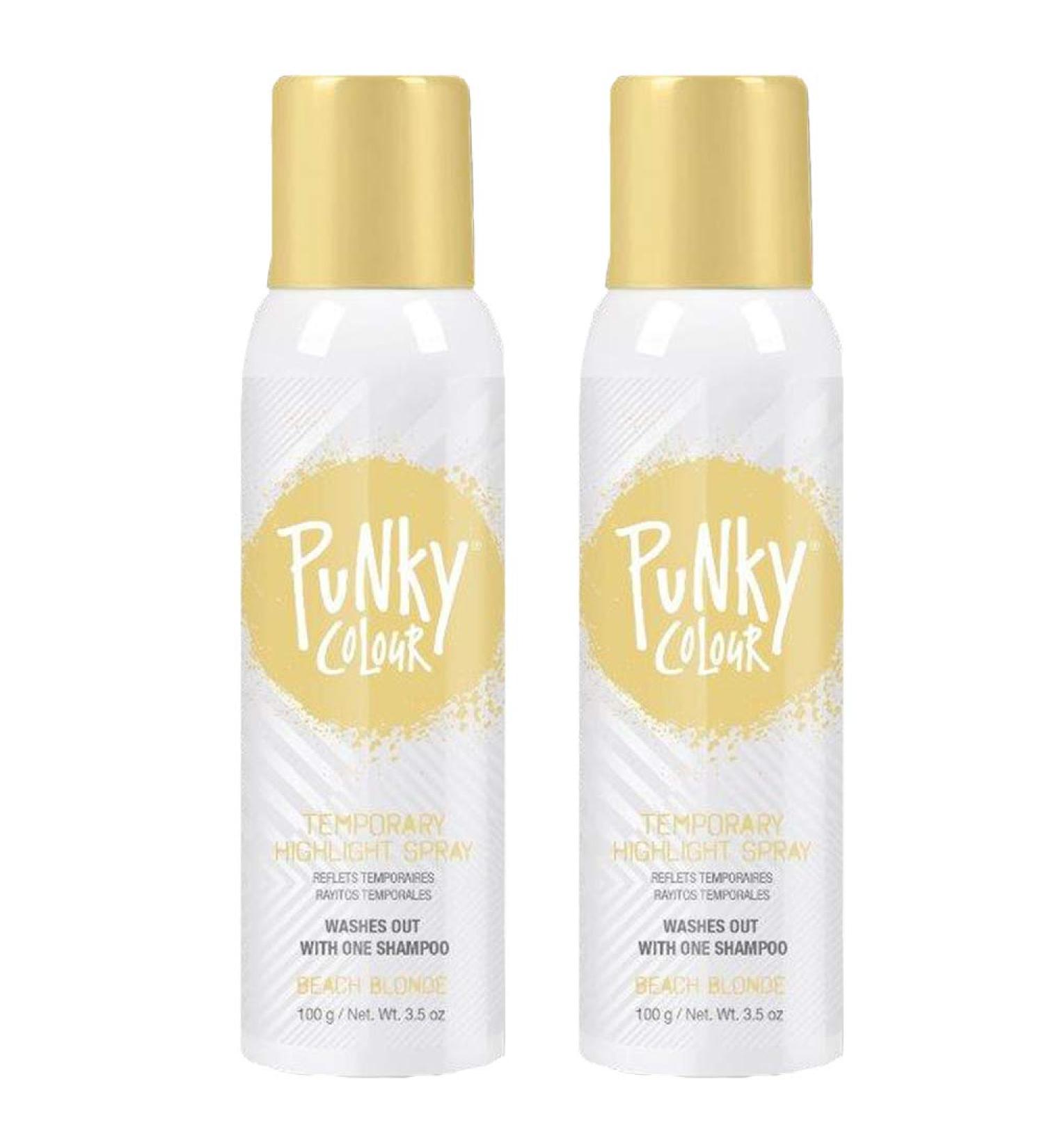 Punky Temporary Hair Highlight Spray Beach Blonde 3.5 oz 2-Pack 3.5 Ounce (Pack of 2) Beach Blonde - Buy Online on SooperMarket.com