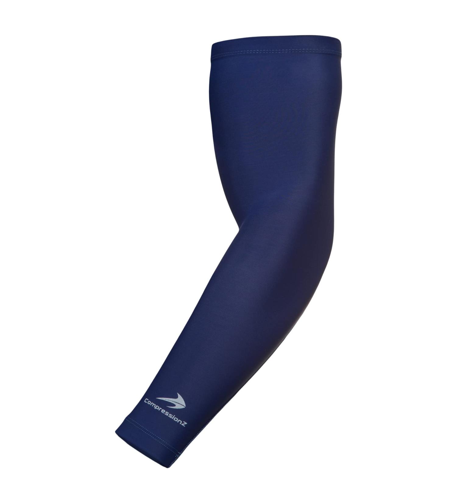 CompressionZ UV Protection Arm Sleeve Navy - Men & Women, Elbow Compression 1pc S - Buy Online on SooperMarket.com