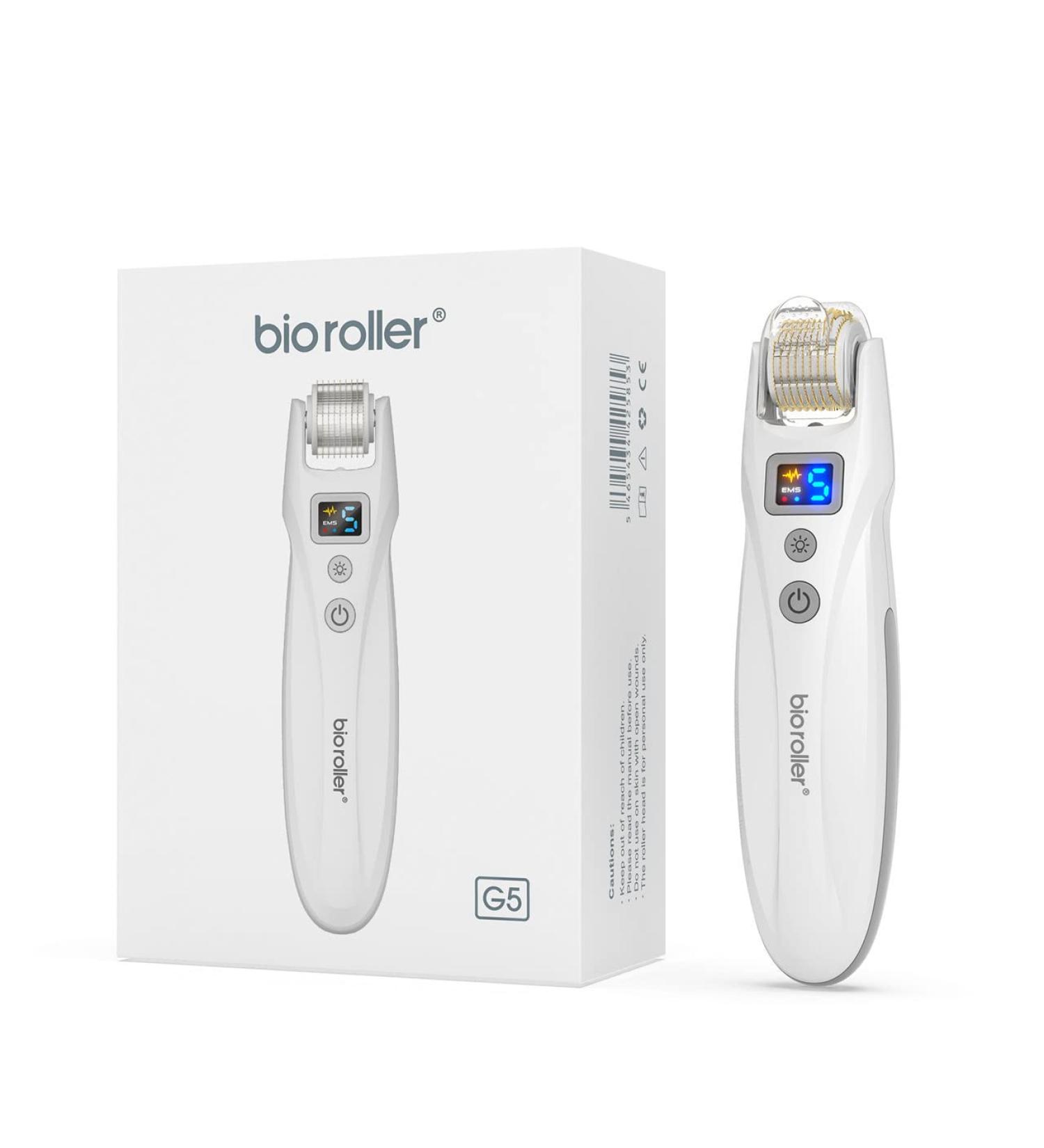 Dr. Pen G5 Bio Roller Electroporation Newest Bio G5 Roller LED EMS Titanium Derma Roller 540 Needle Rejuvenate Collagen Micro Current Vibration LED Device 4 in 1