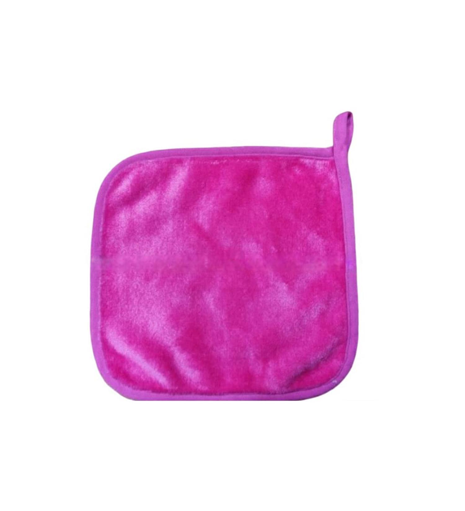 Dajidafu 10 Pieces Face Cleaning Cloth Reusable Washable Replacement Solid Color Hanging Girls Makeup Cosmetic Remover Pad Rose Red - Buy Online on SooperMarket.com