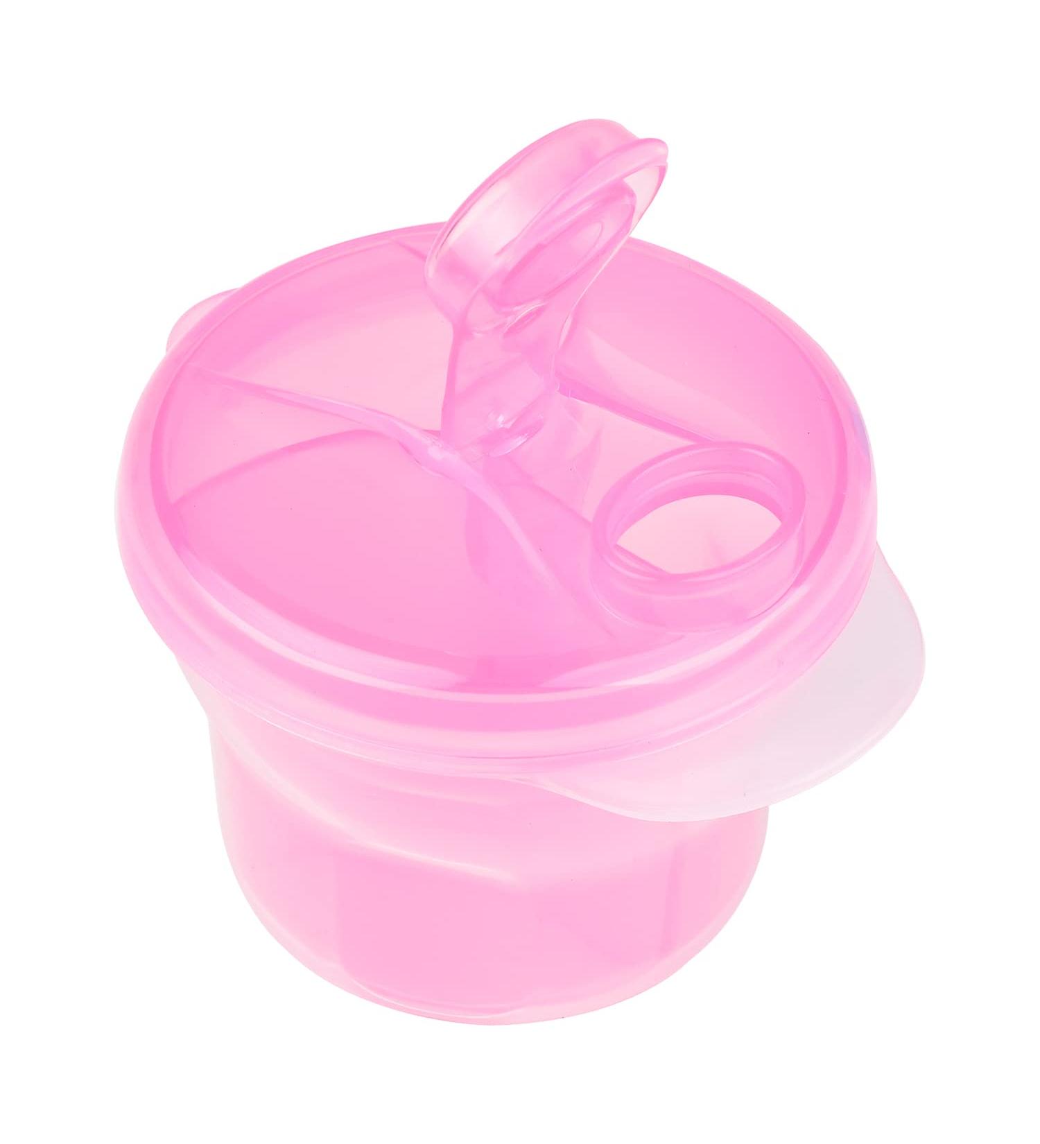 AOVNA Portable Milk Powder Dispenser - Baby Milk Storage Container for Travel - Pink - Buy Online on SooperMarket.com