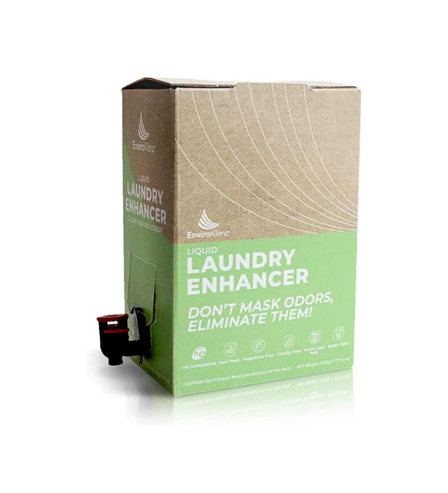 EnviroKlenz Liquid Laundry Enhancer - Non-Toxic Fragrance-Free Odor Remover for 20 Loads | Eliminates Chemical Musty Sweat Smoke & Pet Odors - Shop Internationally - Buy Online on SooperMarket.com
