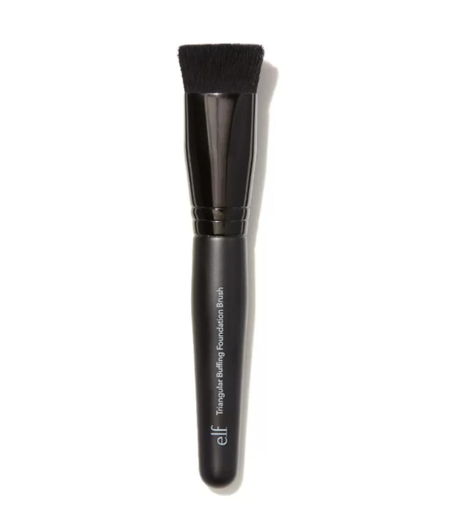 e.l.f. Triangular Buffing Foundation Brush - Synthetic Bristles for Sculpting & Defining - Buy Online on SooperMarket.com