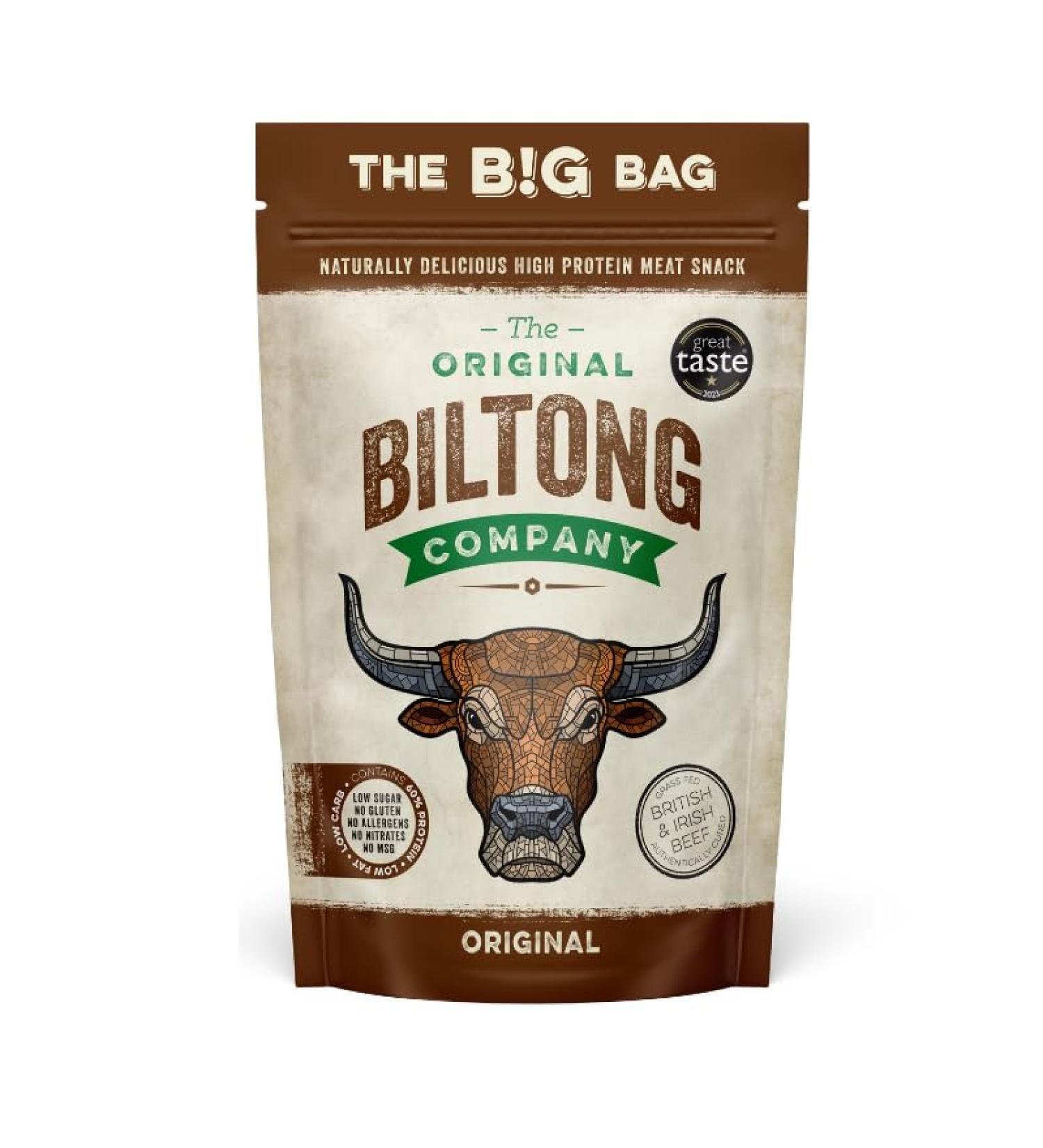 The Original Biltong Company - High Protein British & Irish Beef Snack (250g) - Buy Online on SooperMarket.com
