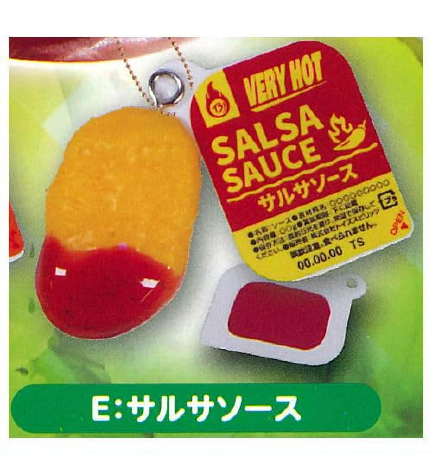 Chicken Nugget Mascot 2 5. Salsa Sauce (Single Item) Gacha Capsule Toy