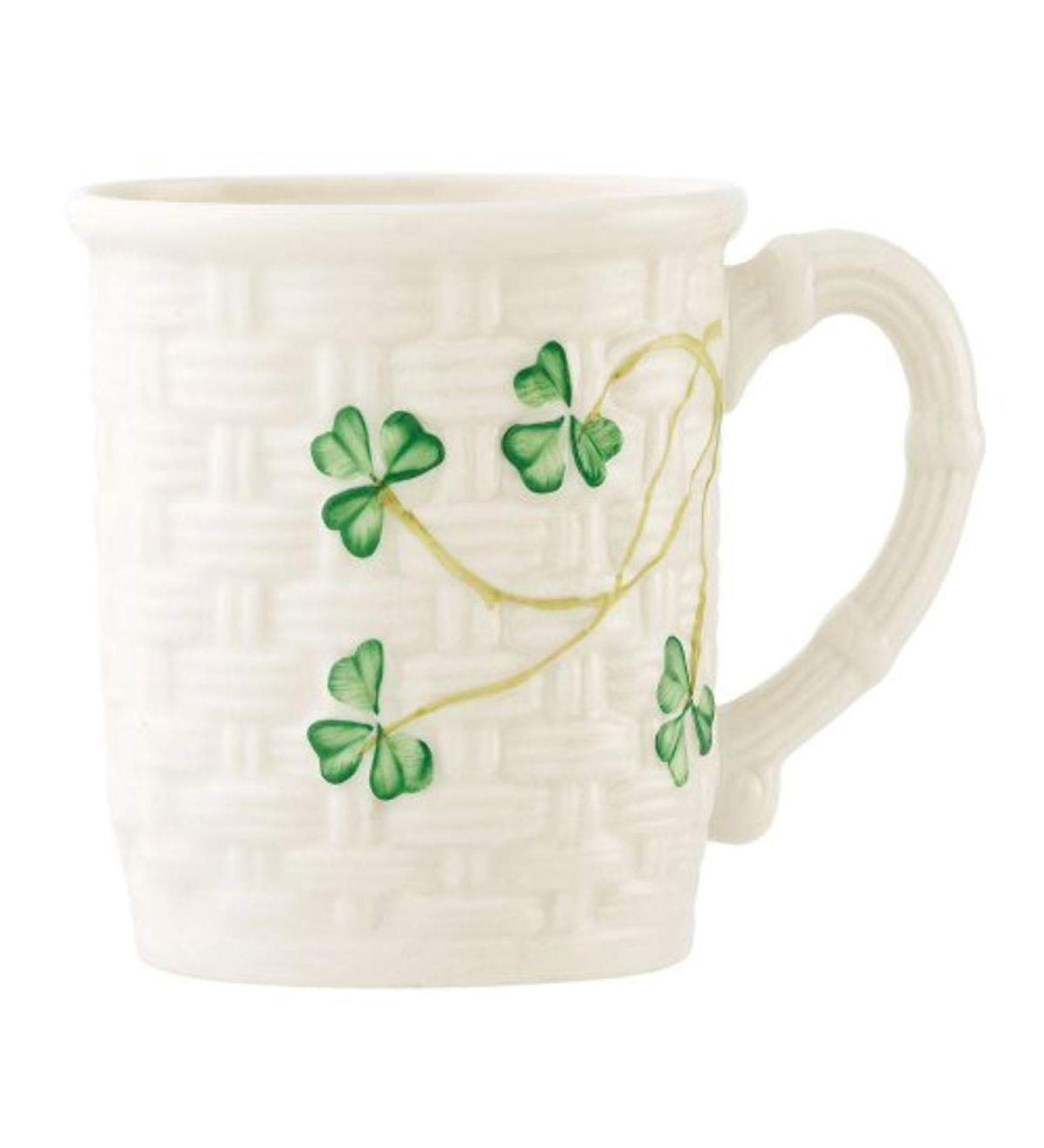 Belleek 1940 Shamrock Baby Cup