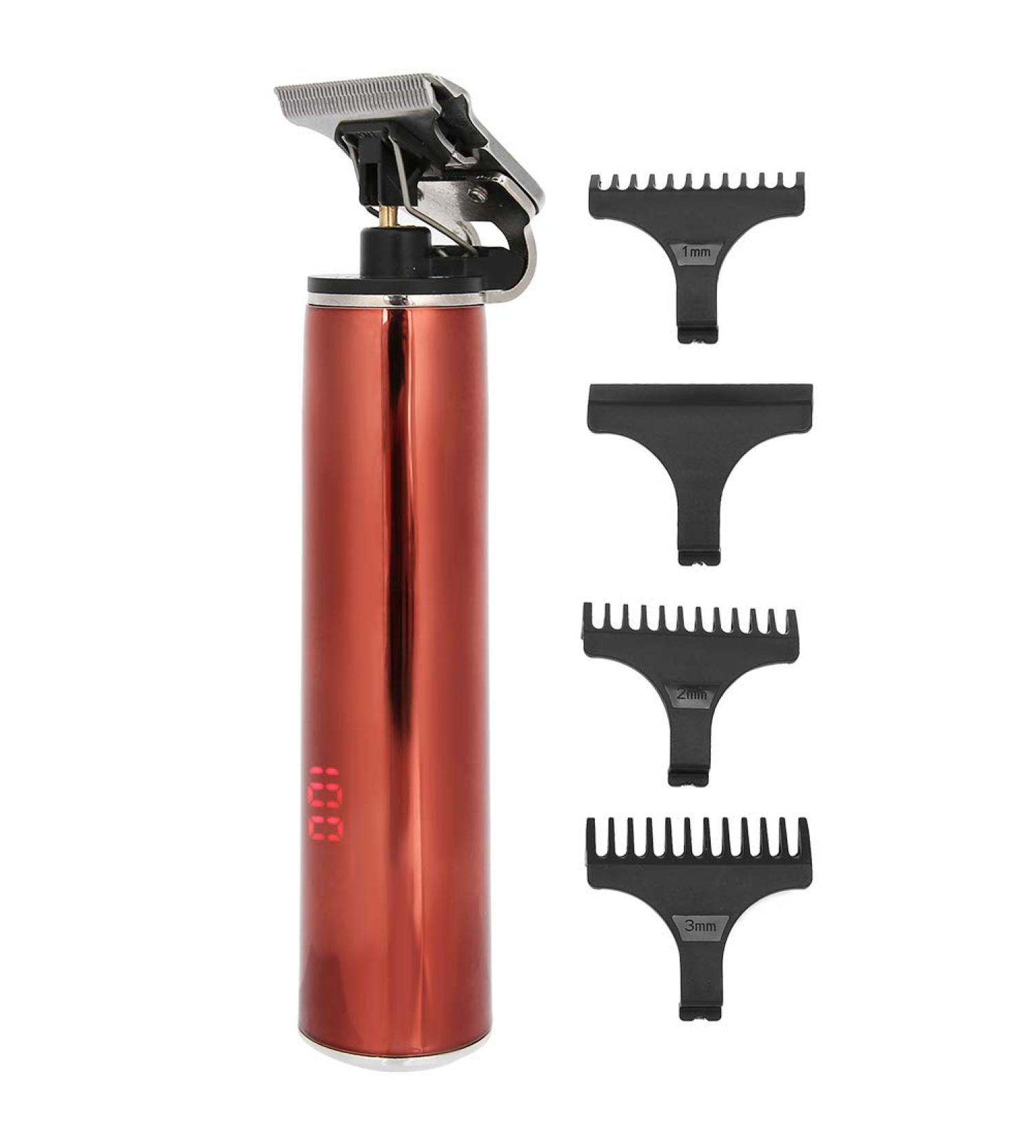 Electric Trimmer Hair Trimmer 5W High Power for Home for Hair Salon for Hairdressers(Red) - Buy Online on SooperMarket.com