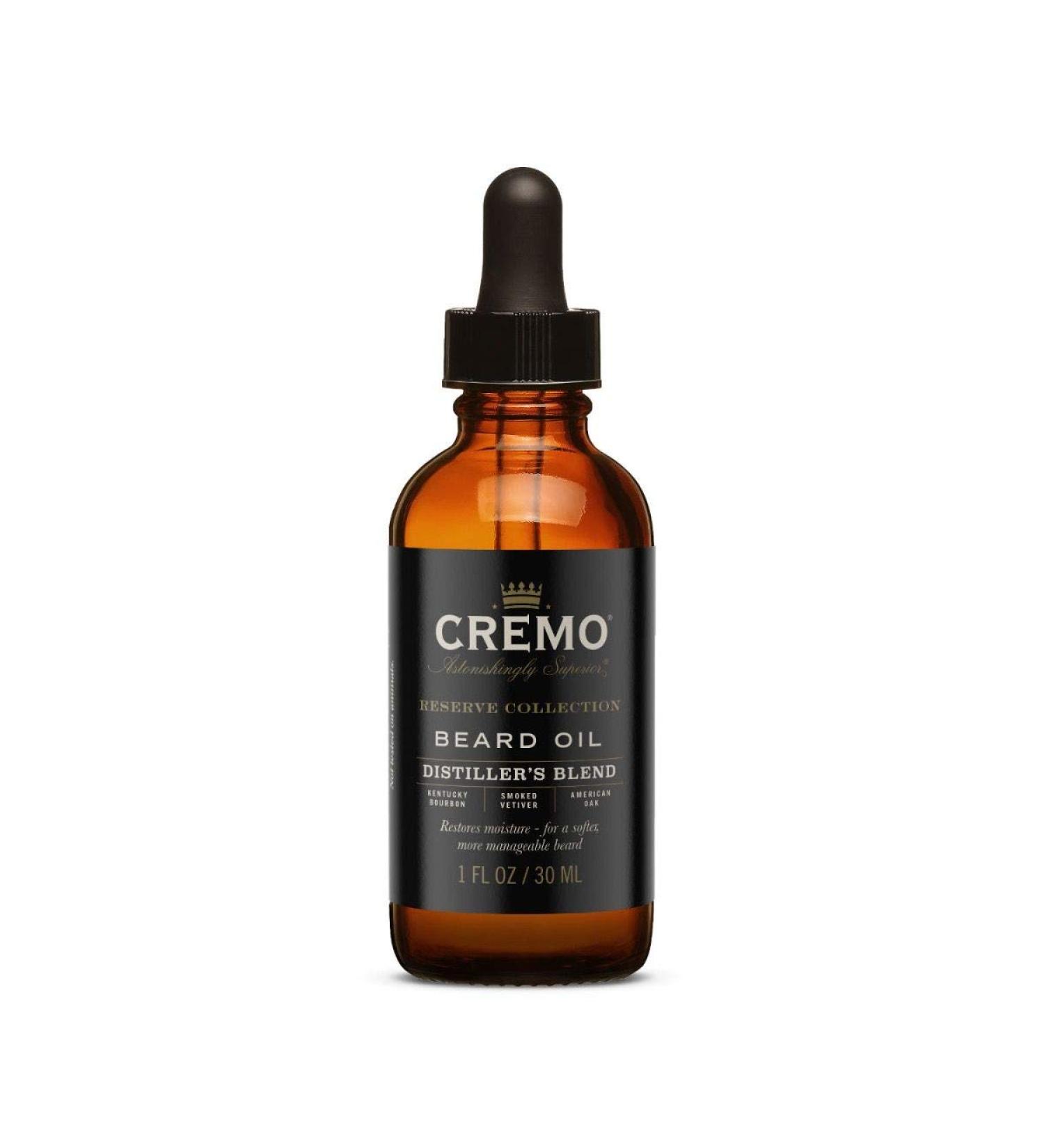 Cremo Reserve Blend Beard Oil 1oz - Premium Grooming for Men | International Shipping Available - Buy Online on SooperMarket.com