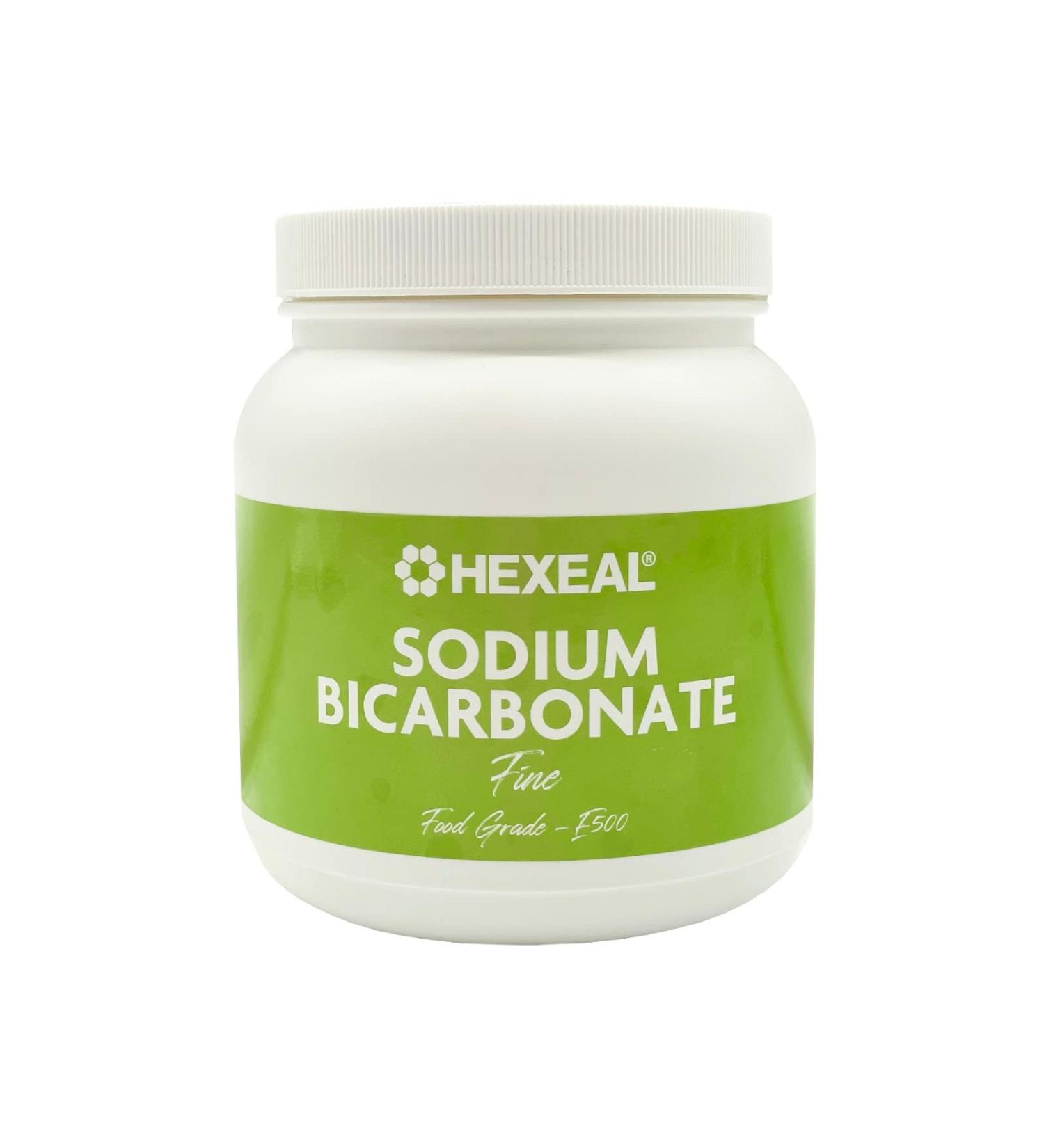 Hexeal 1kg Sodium Bicarbonate 1kg Bag of Food Grade Baking Soda for Cooking Baking Home Cleaning & Bath Bombs Fine Powder Deodorises & Removes Grime FCC E500 - Buy Online on SooperMarket.com
